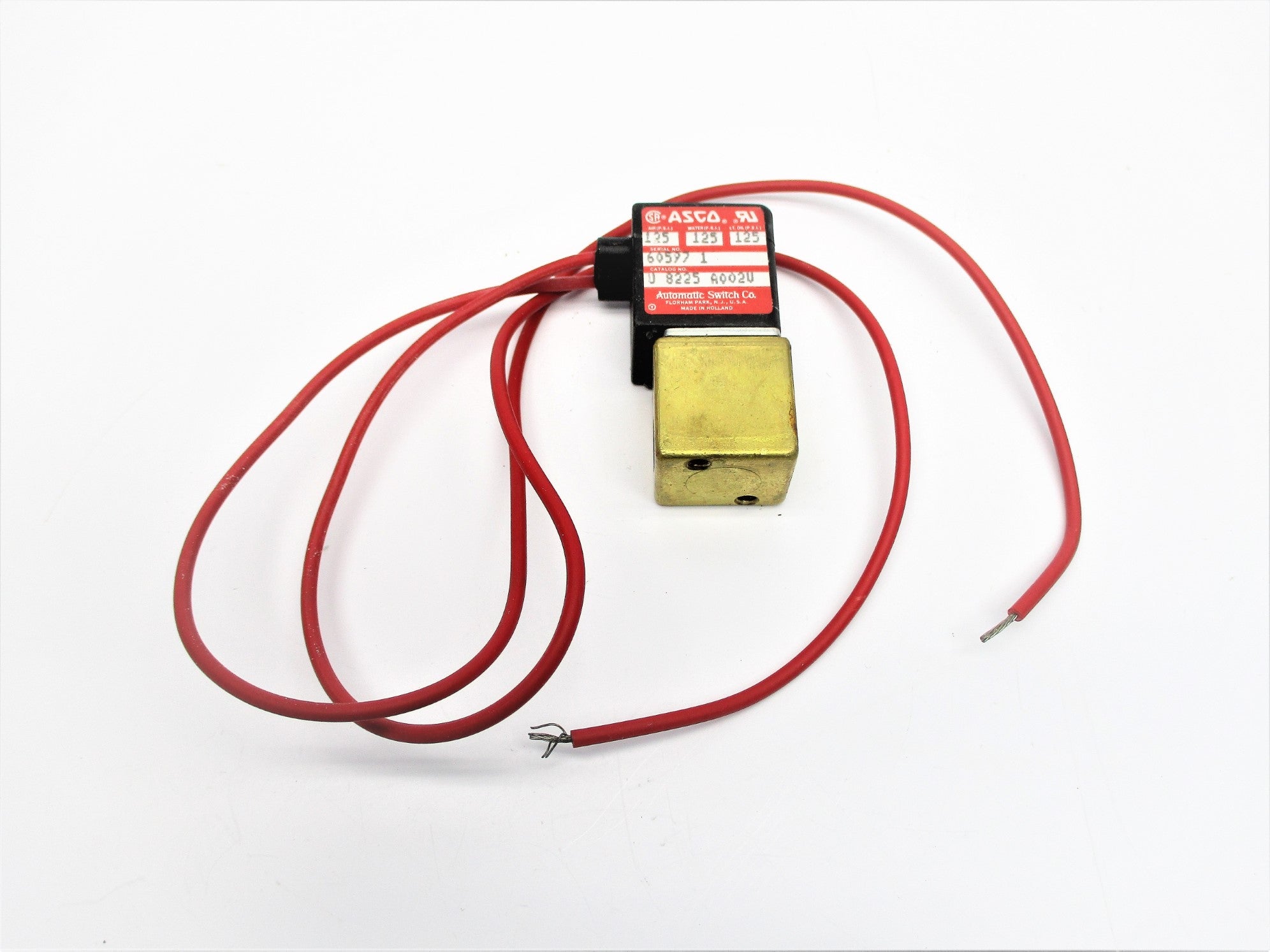 ASCO U8225A002U 125PSI NSNP