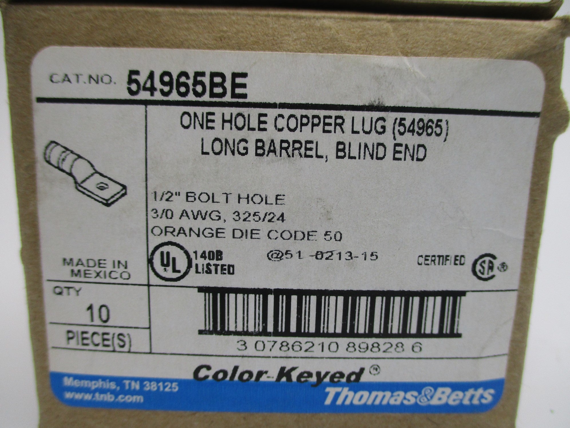 THOMAS & BETTS 54965BE (PKG OF 10) NSMP