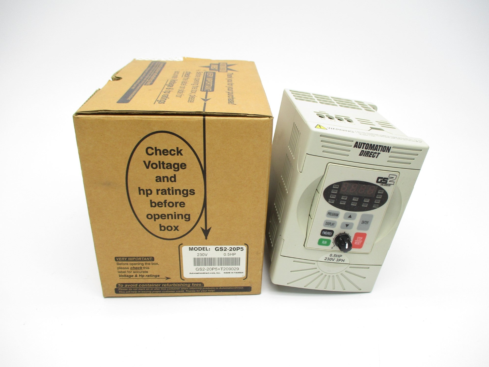 AUTOMATION DIRECT GS2-20P5 NSMP