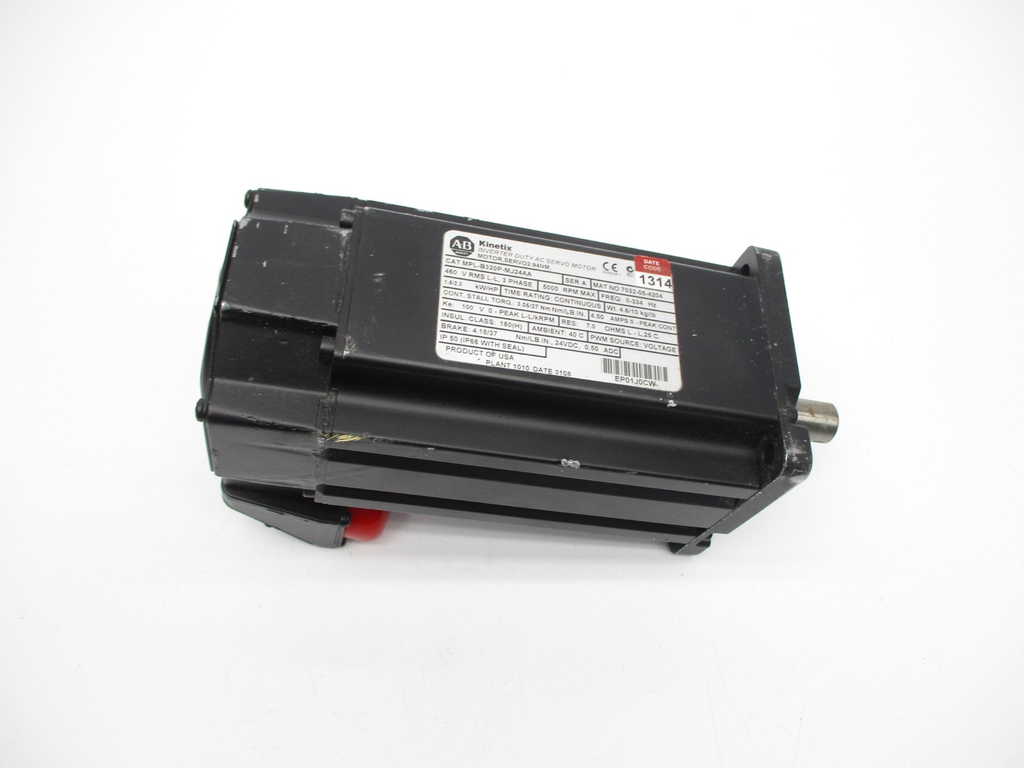 ALLEN BRADLEY MPL-B320P-MJ24AA SER. A UNMP