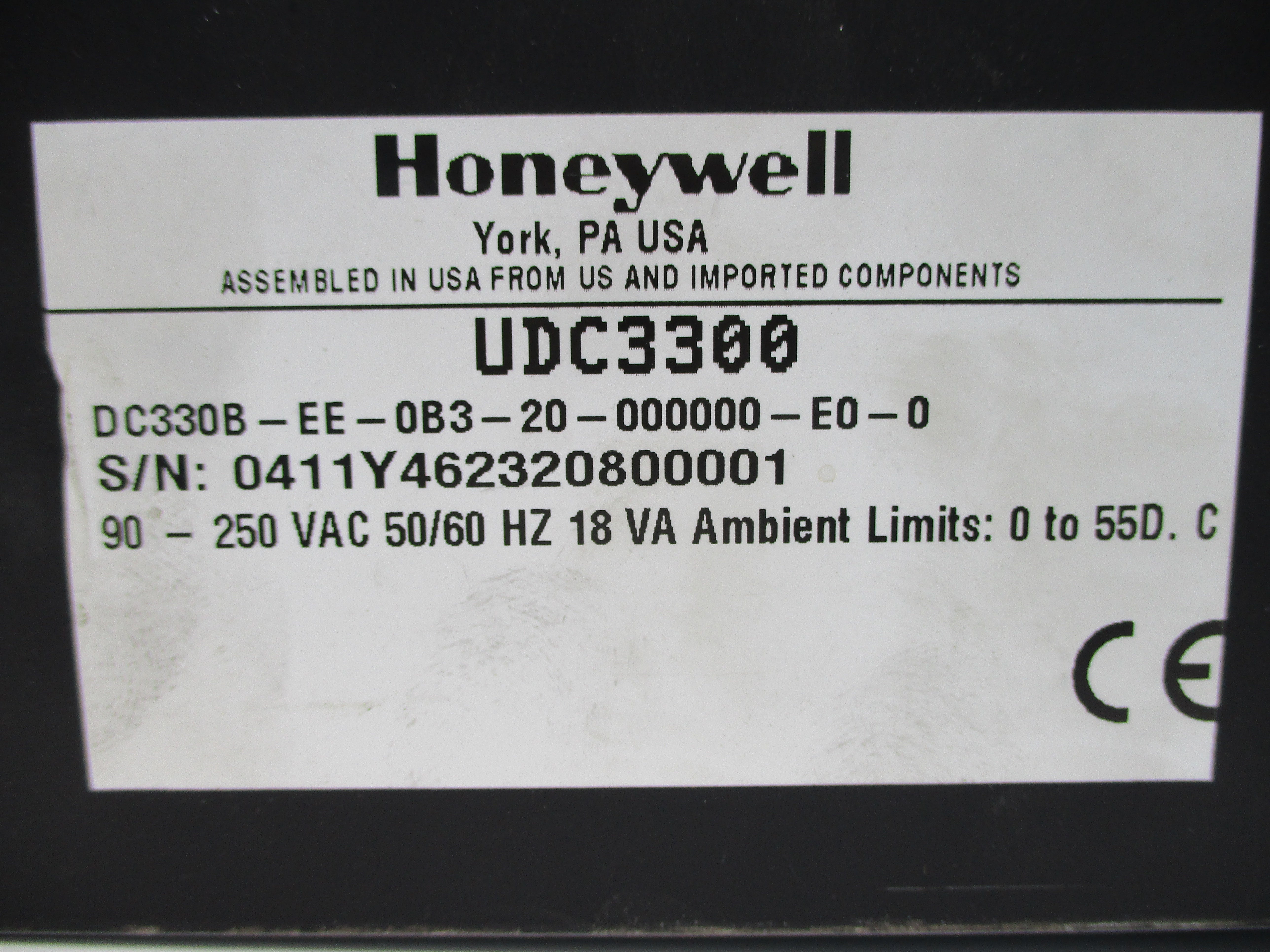 HONEYWELL DC330B-EE-0B3-20-000000-E0-0 NSNP