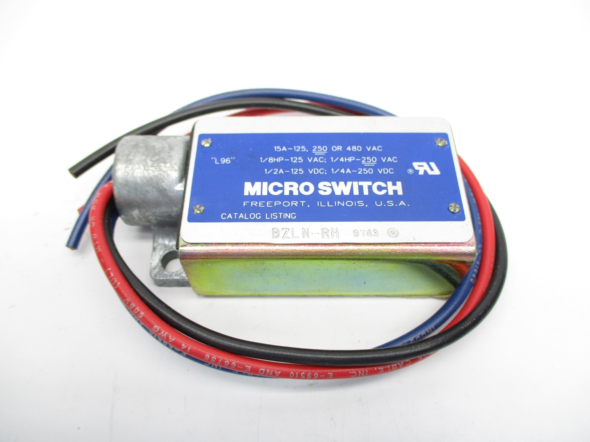 MICROSWITCH BZLN-RH (GREY) NSNP