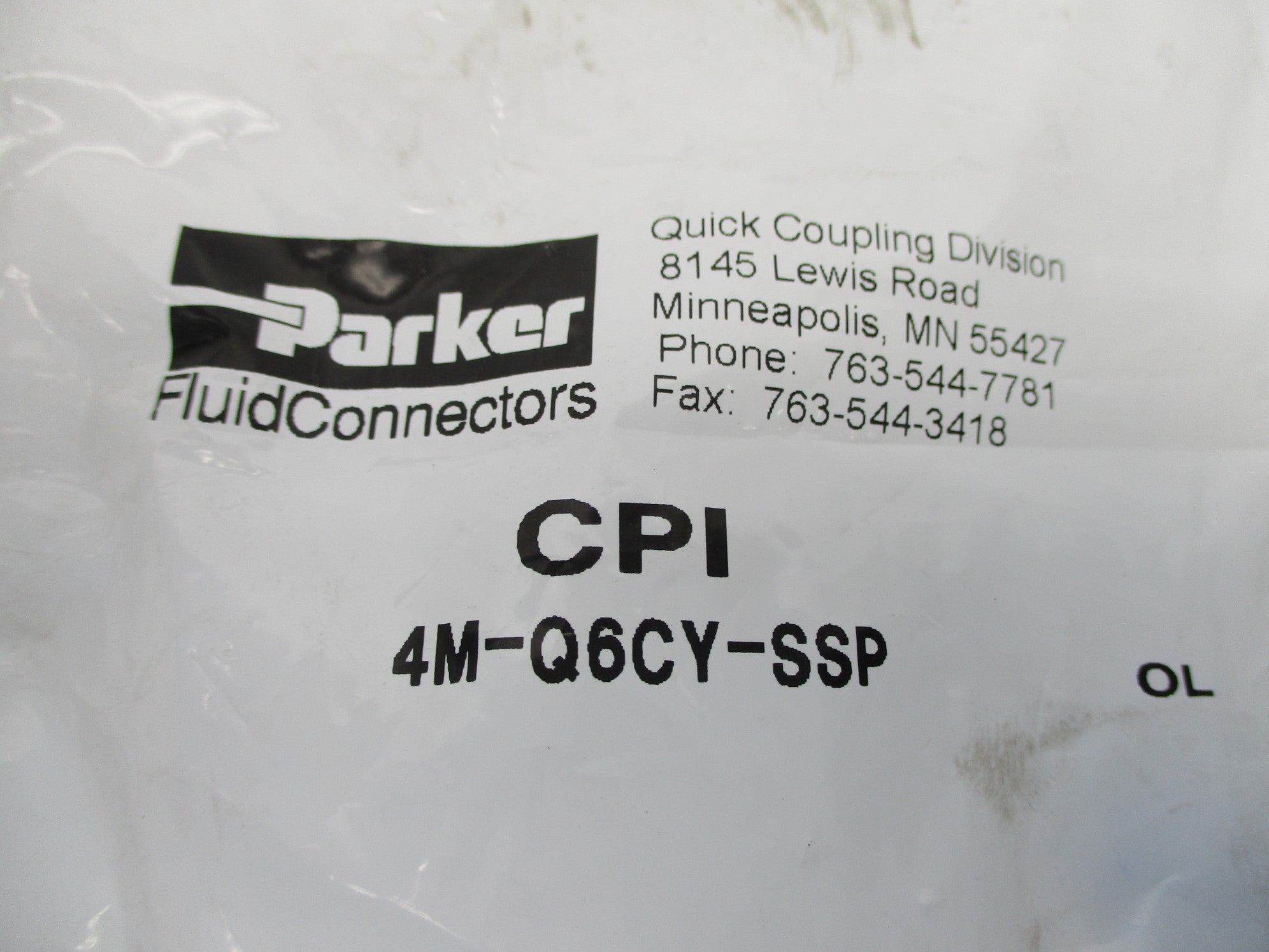 PARKER 4M-Q6CY-SSP NSMP