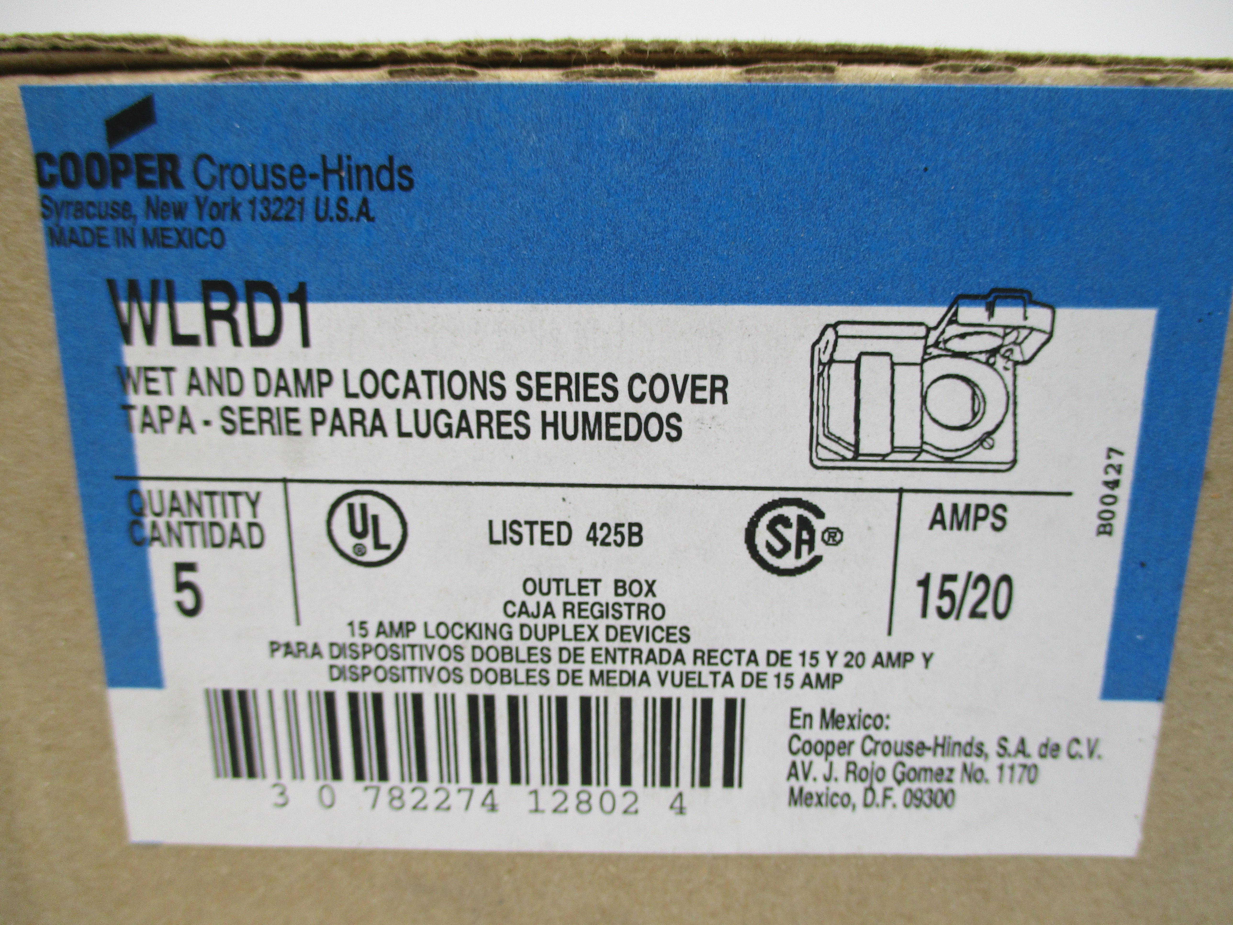 COOPER WLRD1 (PKG OF 5) NSMP