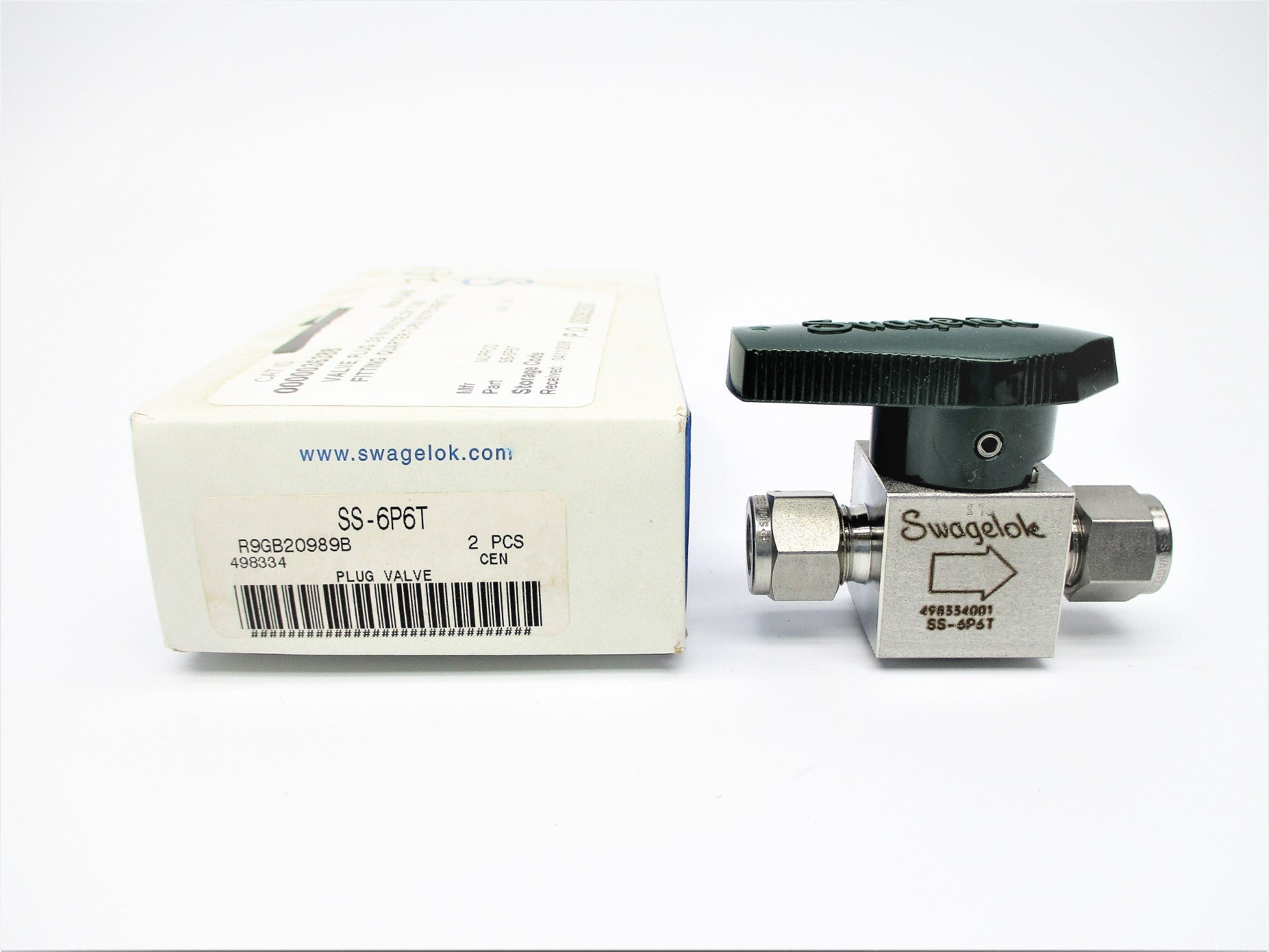 SWAGELOK SS-6P6T (PKG OF 2) NSMP