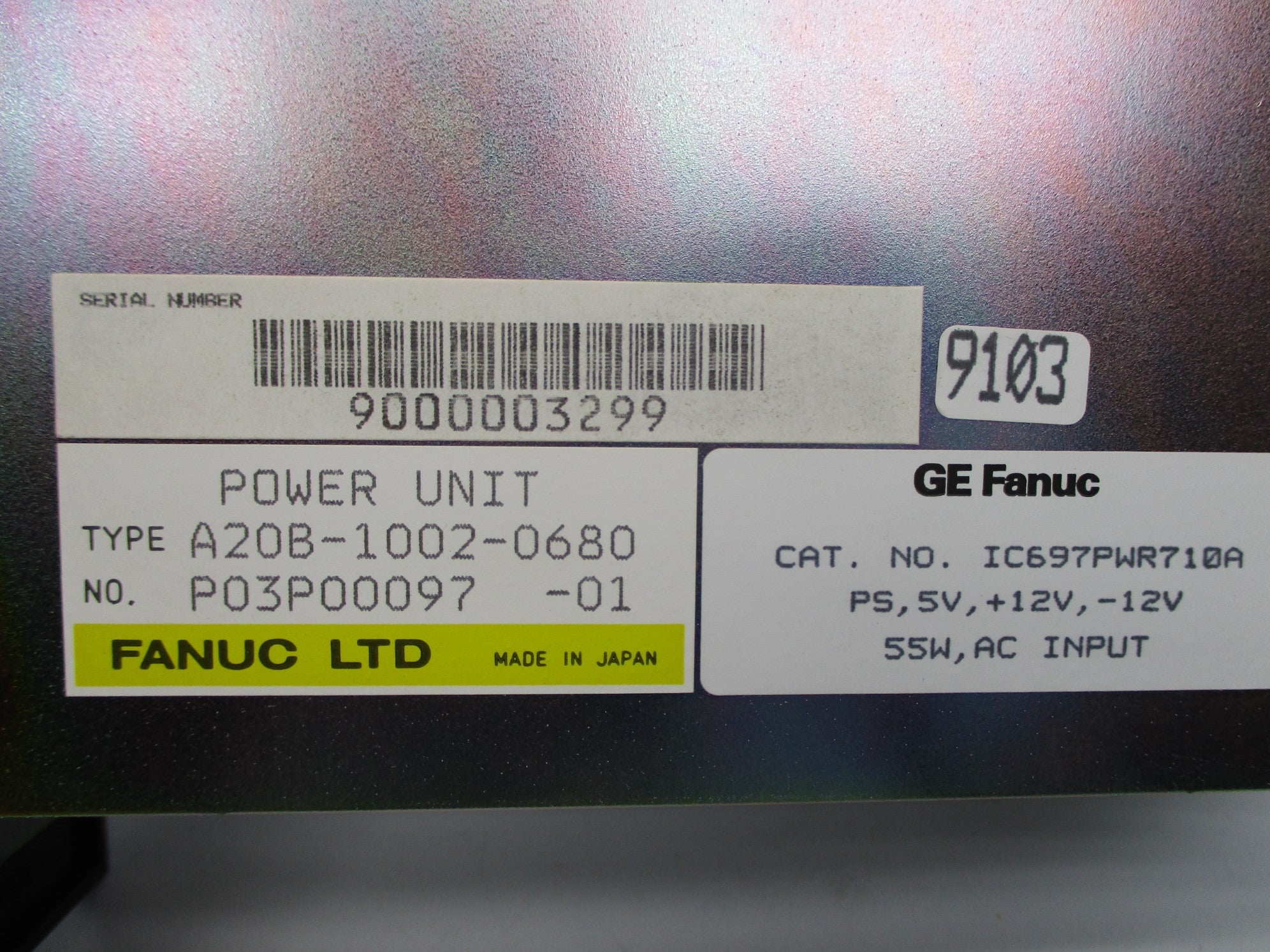 GE FANUC IC697PWR710A A20B-1002-0680 NSNP