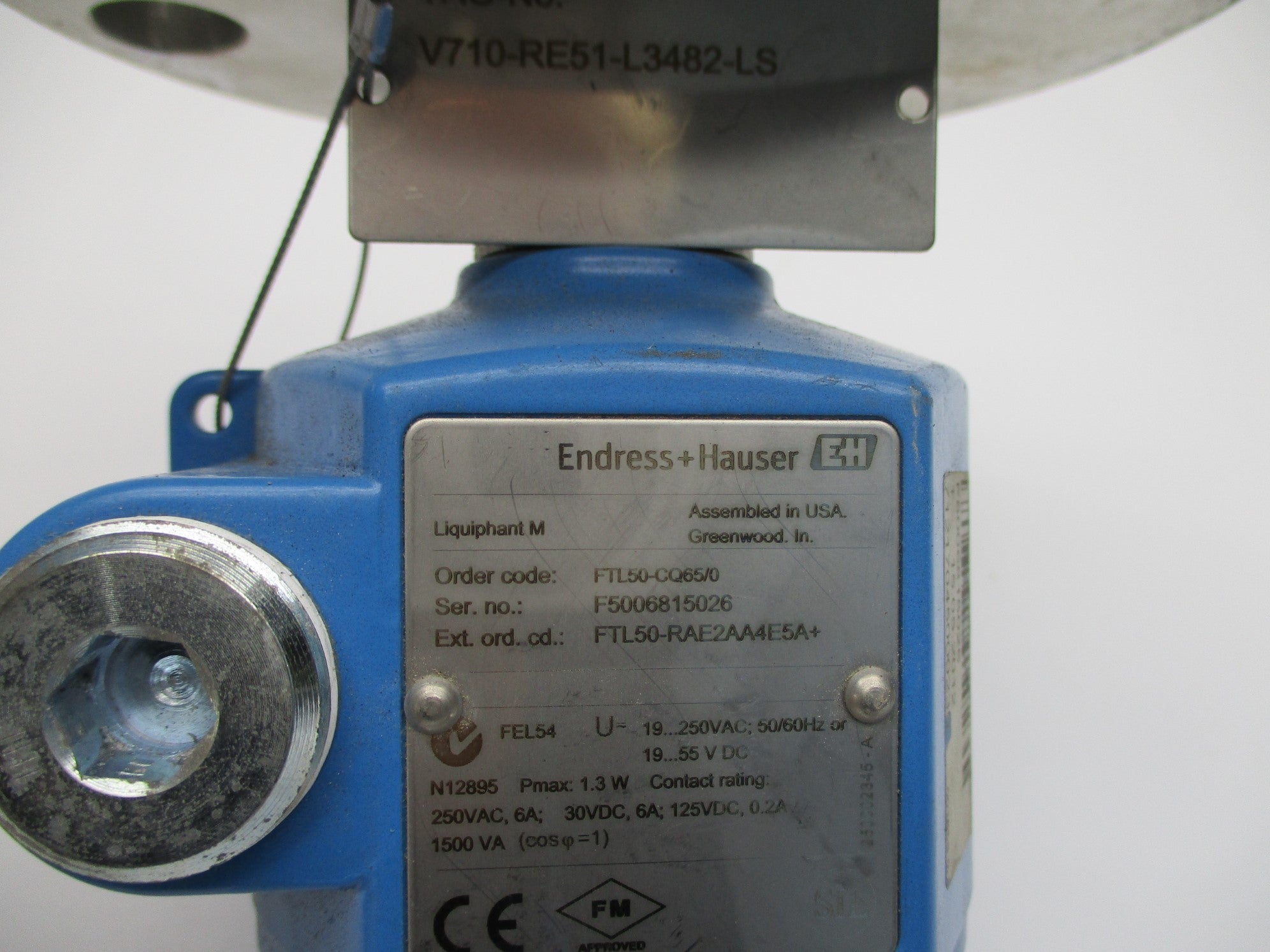 ENDRESS+HAUSER FTL50-CQ65/0 UNMP