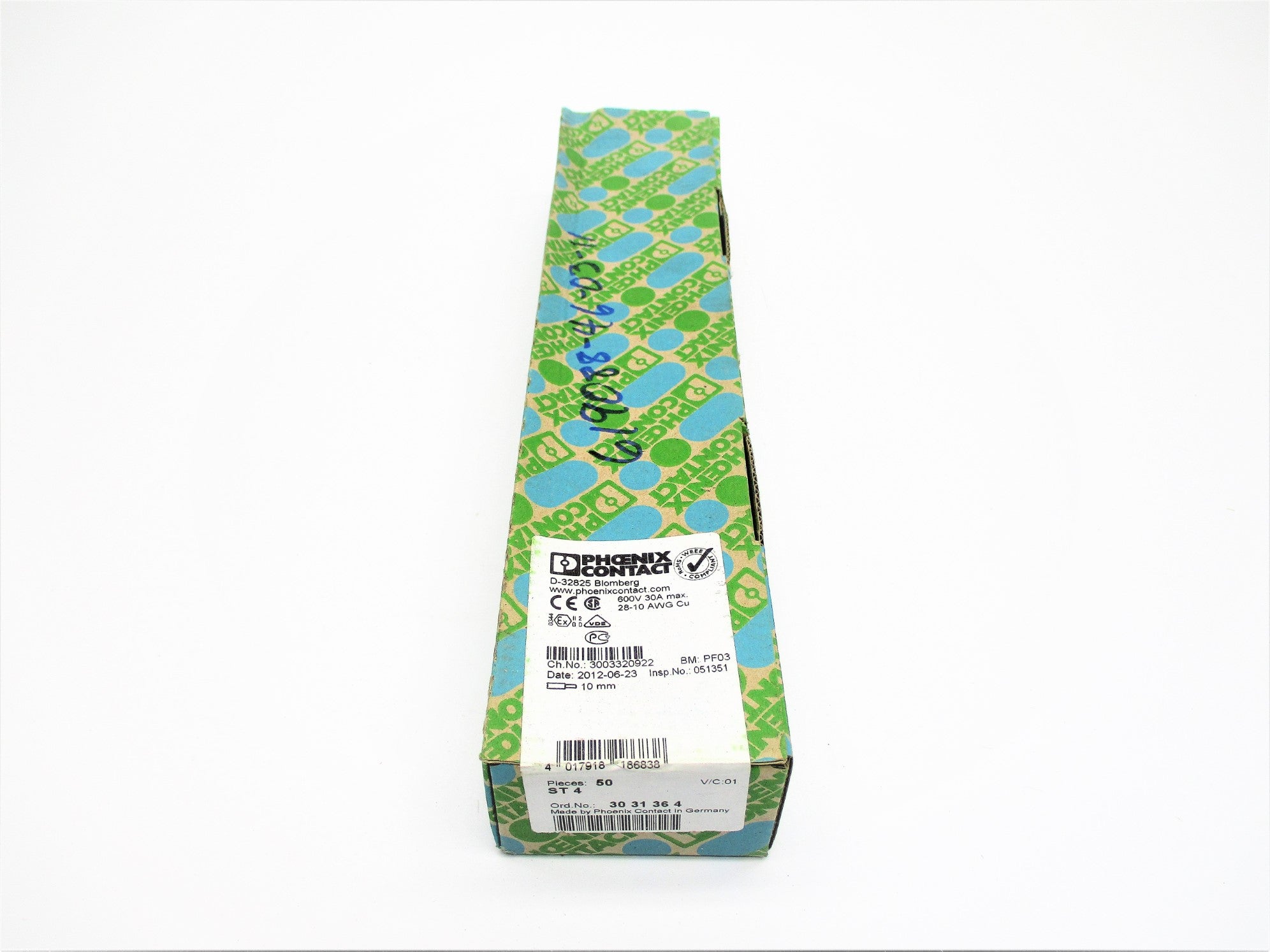 PHOENIX CONTACT ST4 (PKG OF 50) NSFS