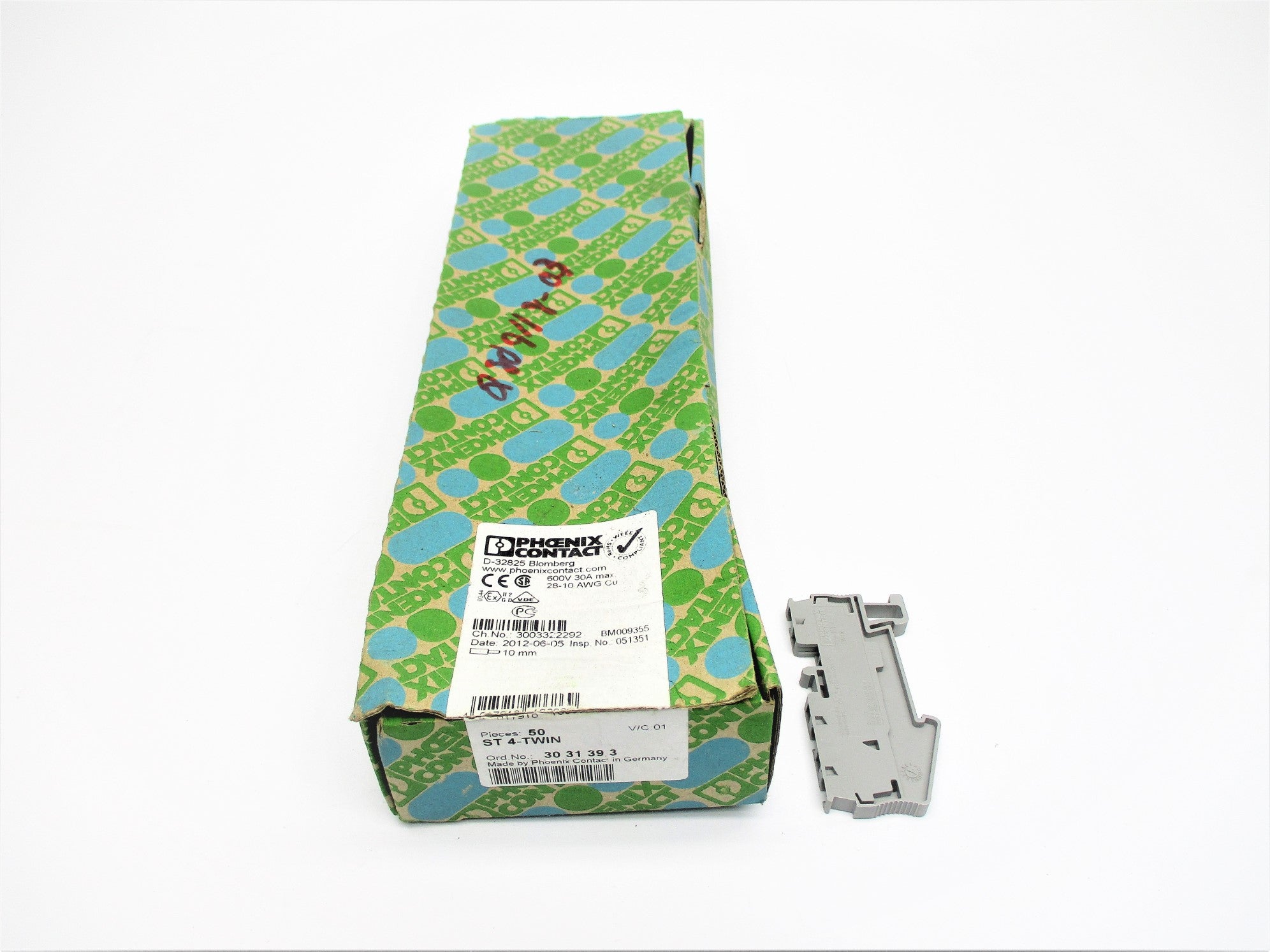 PHOENIX CONTACT ST4-TWIN (PKG OF 50) NSMP
