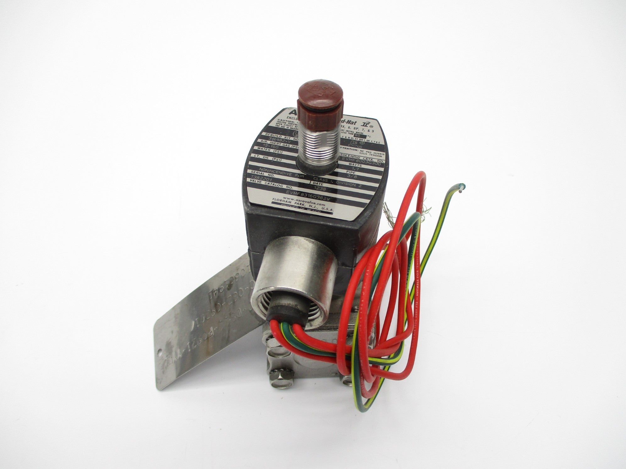 ASCO EVMF8316G382V 15-150PSI 24VDC NSNP