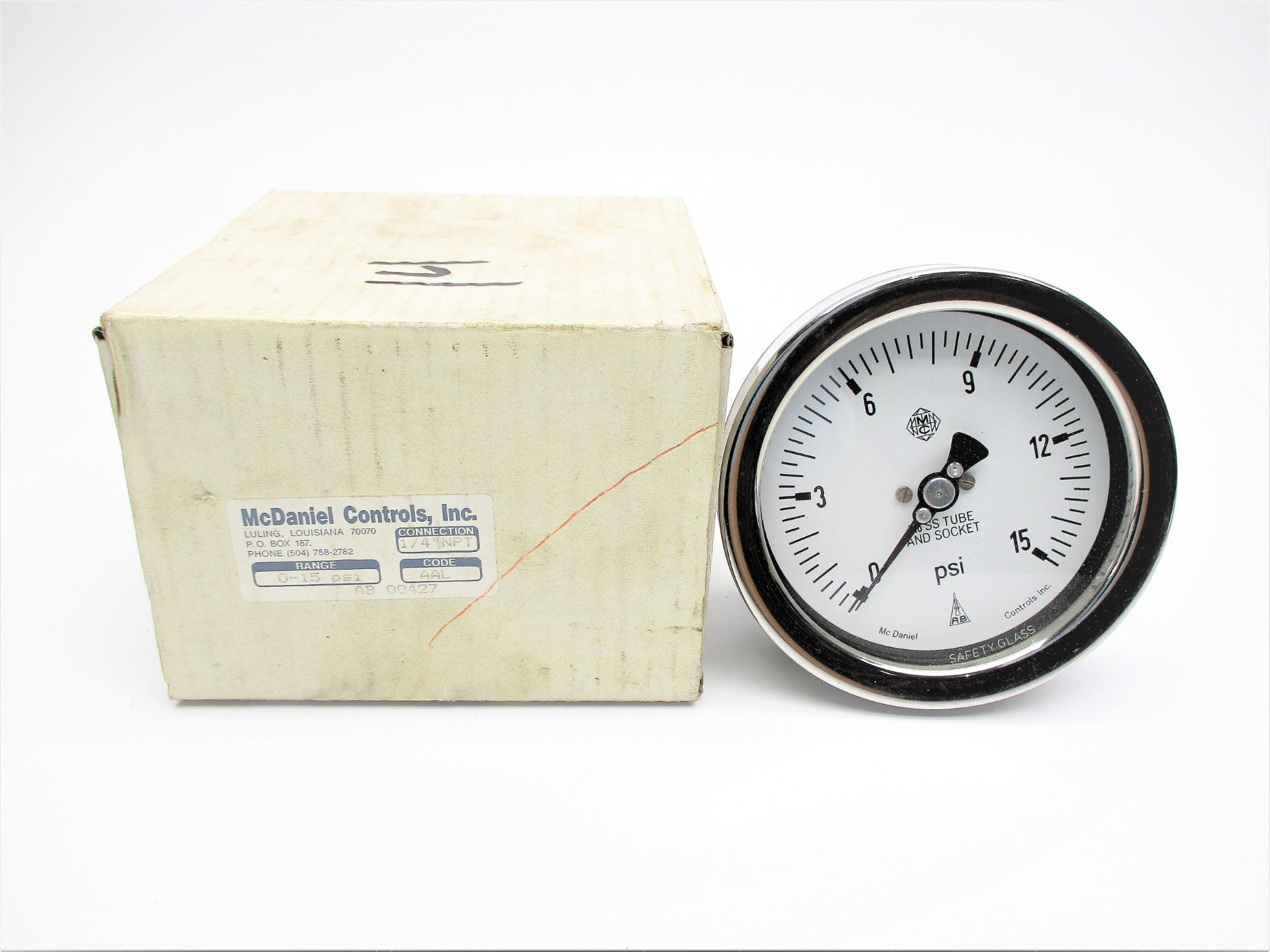 MCDANIEL CONTROLS AB00427 AAL 0-15PSI NSMP