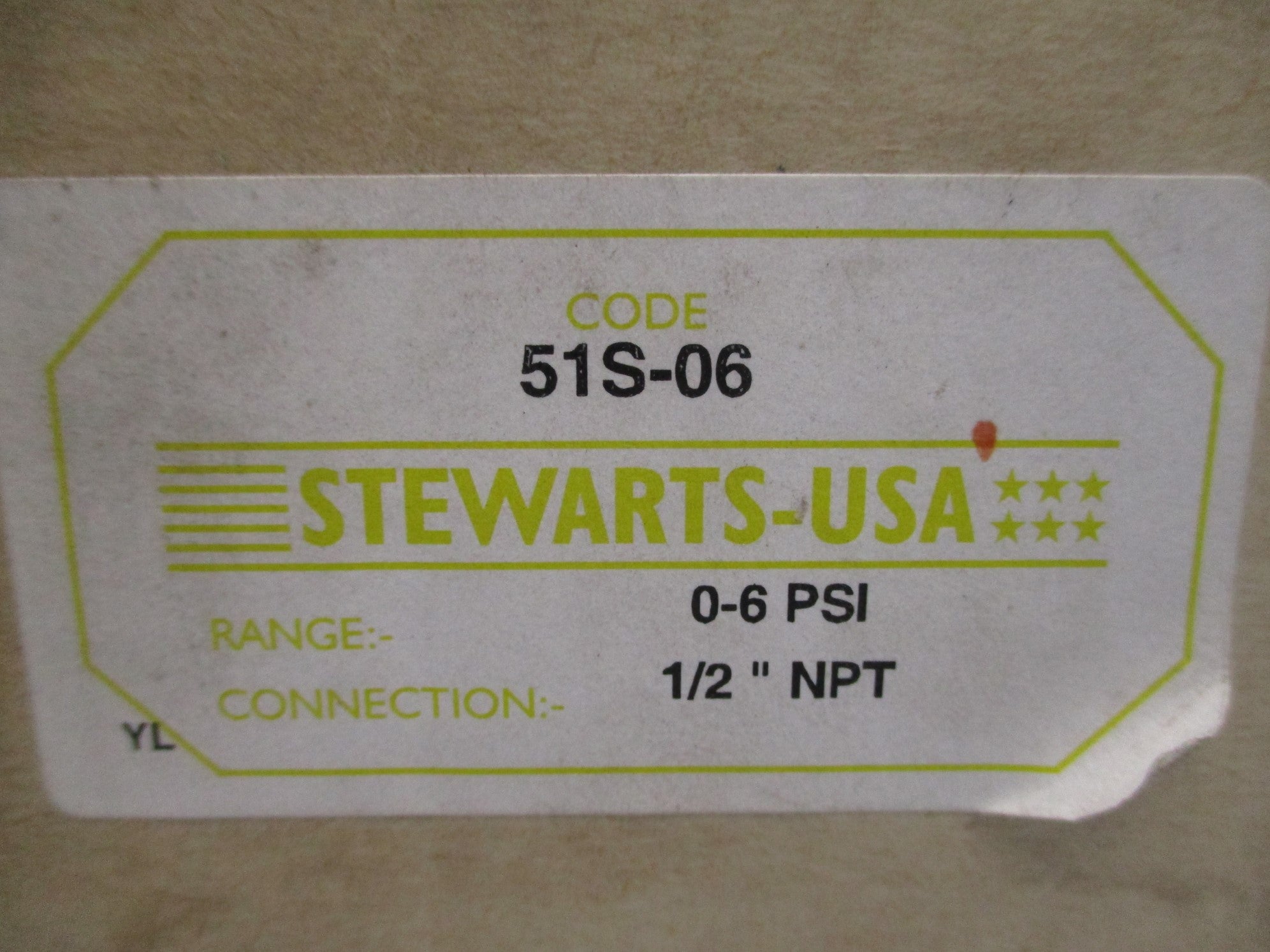 STEWARTS-USA 51S-06 0-6PSI NSMP