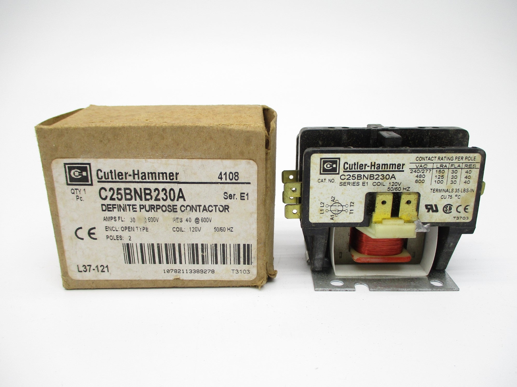 CUTLER HAMMER C25BNB230A SER. E1 120V NSMP
