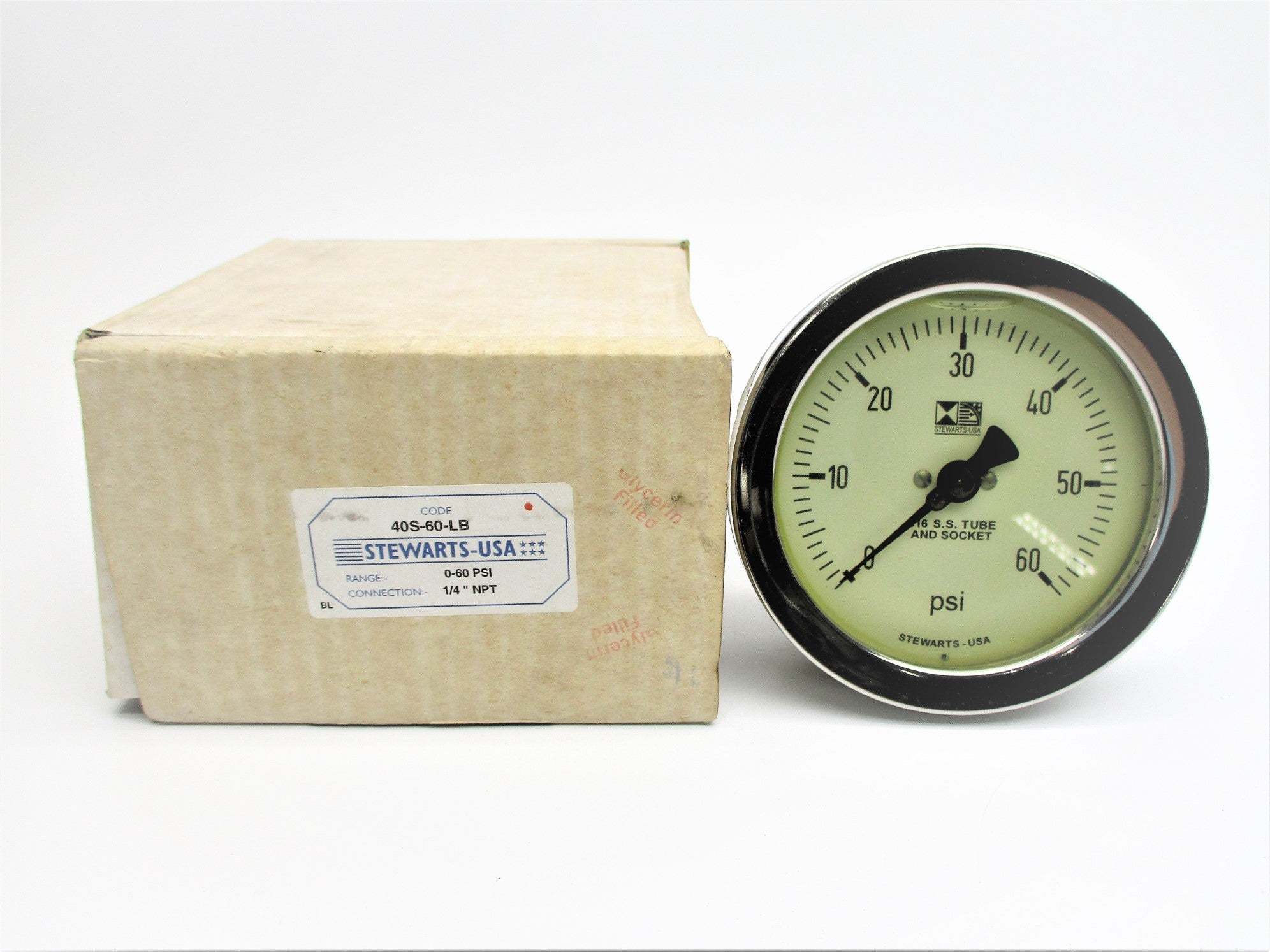 STEWARTS-USA 40S-60-LB 0-60PSI (AS PICTURED) NSMP