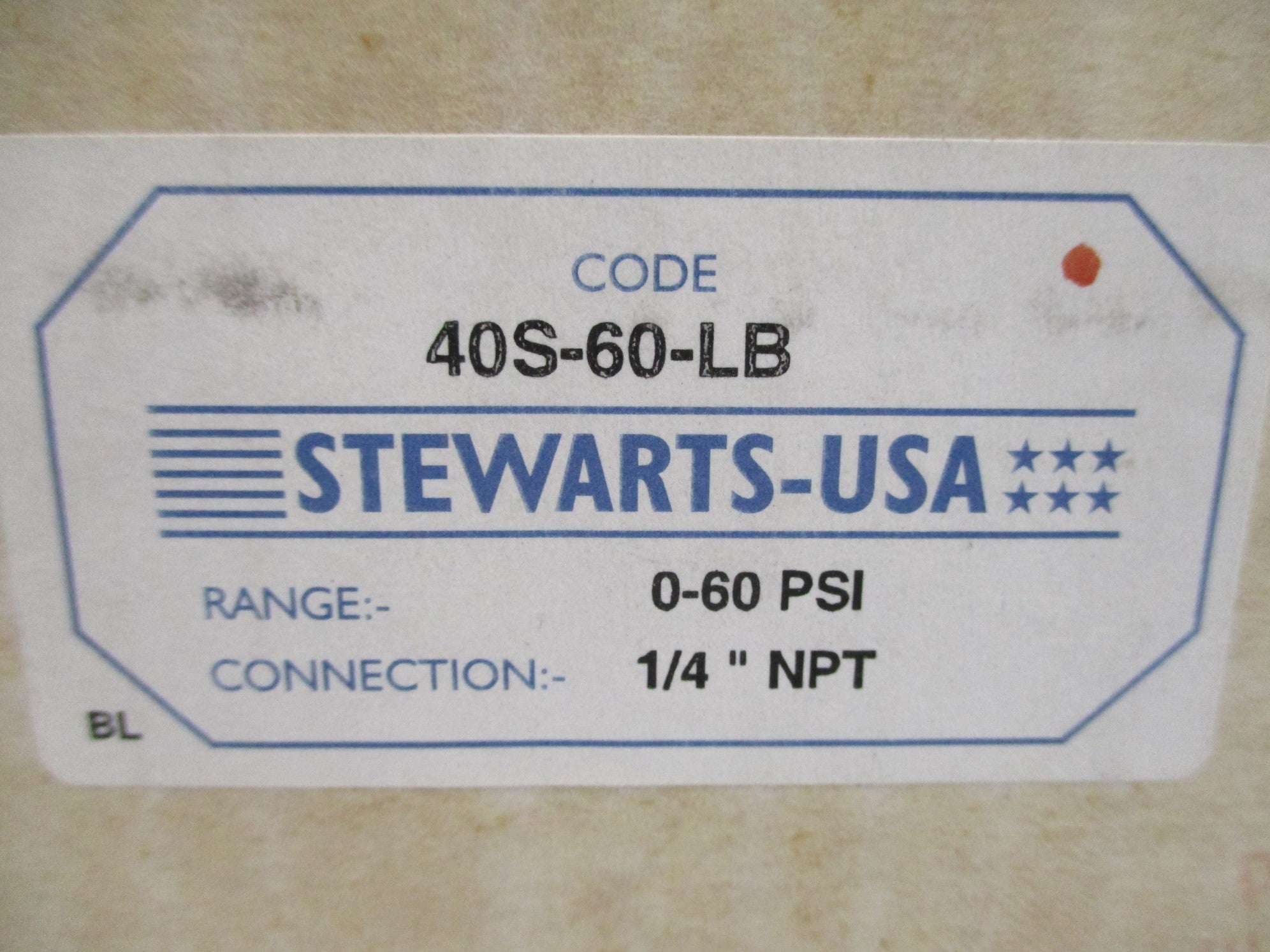 STEWARTS-USA 40S-60-LB 0-60PSI (AS PICTURED) NSMP