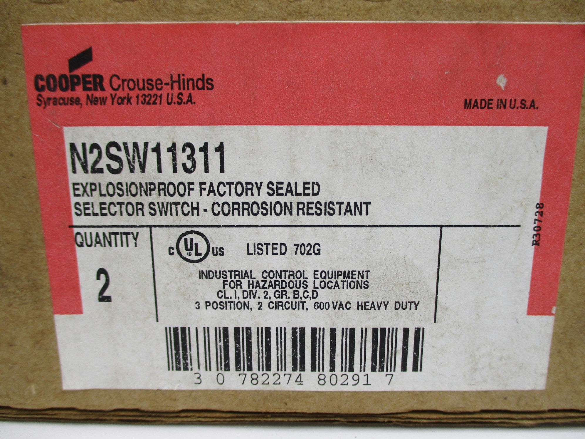 COOPER N2SW11311 (PKG OF 2) NSMP