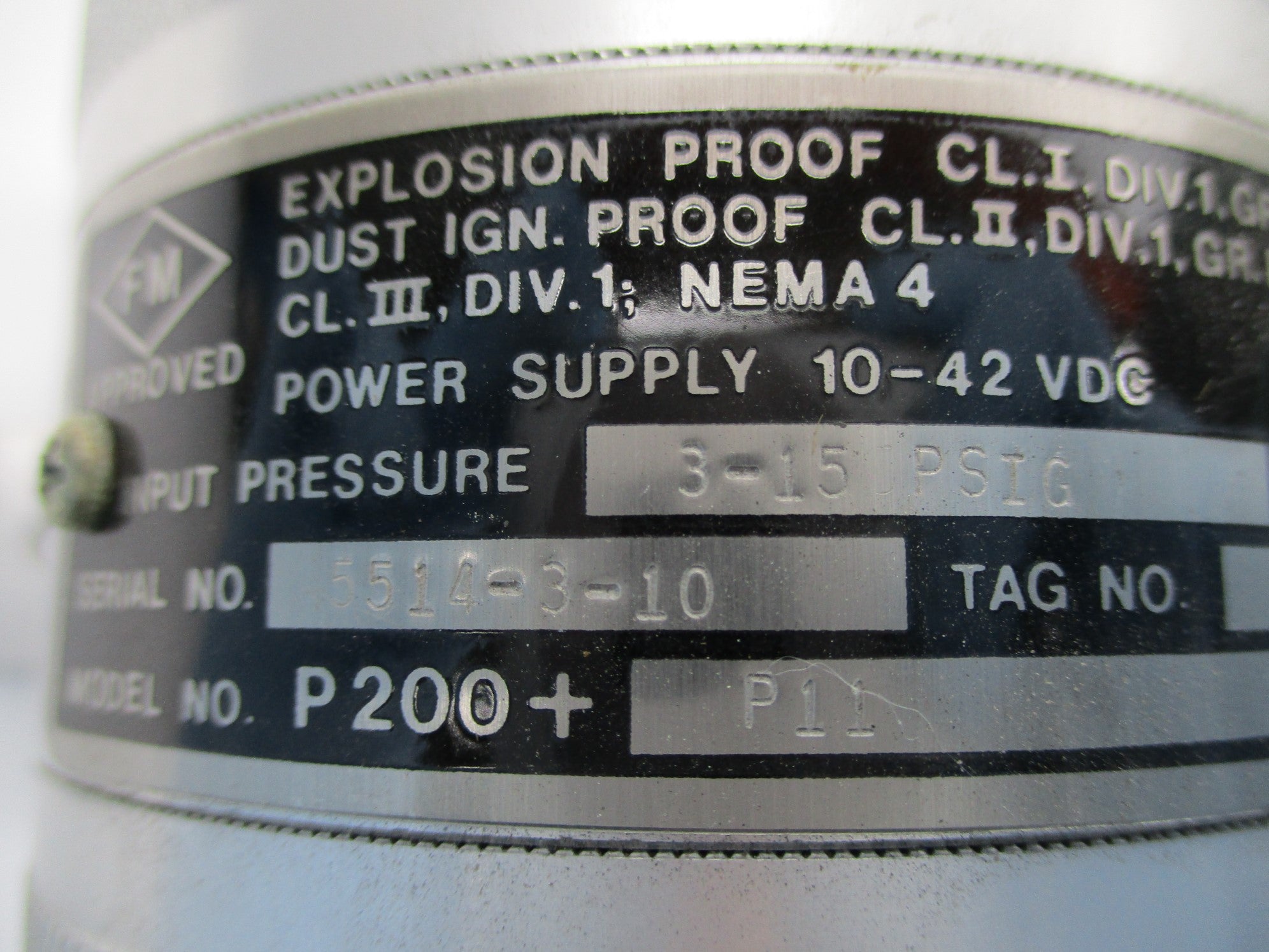 DAHL P200+P11 3-15PSIG NSNP