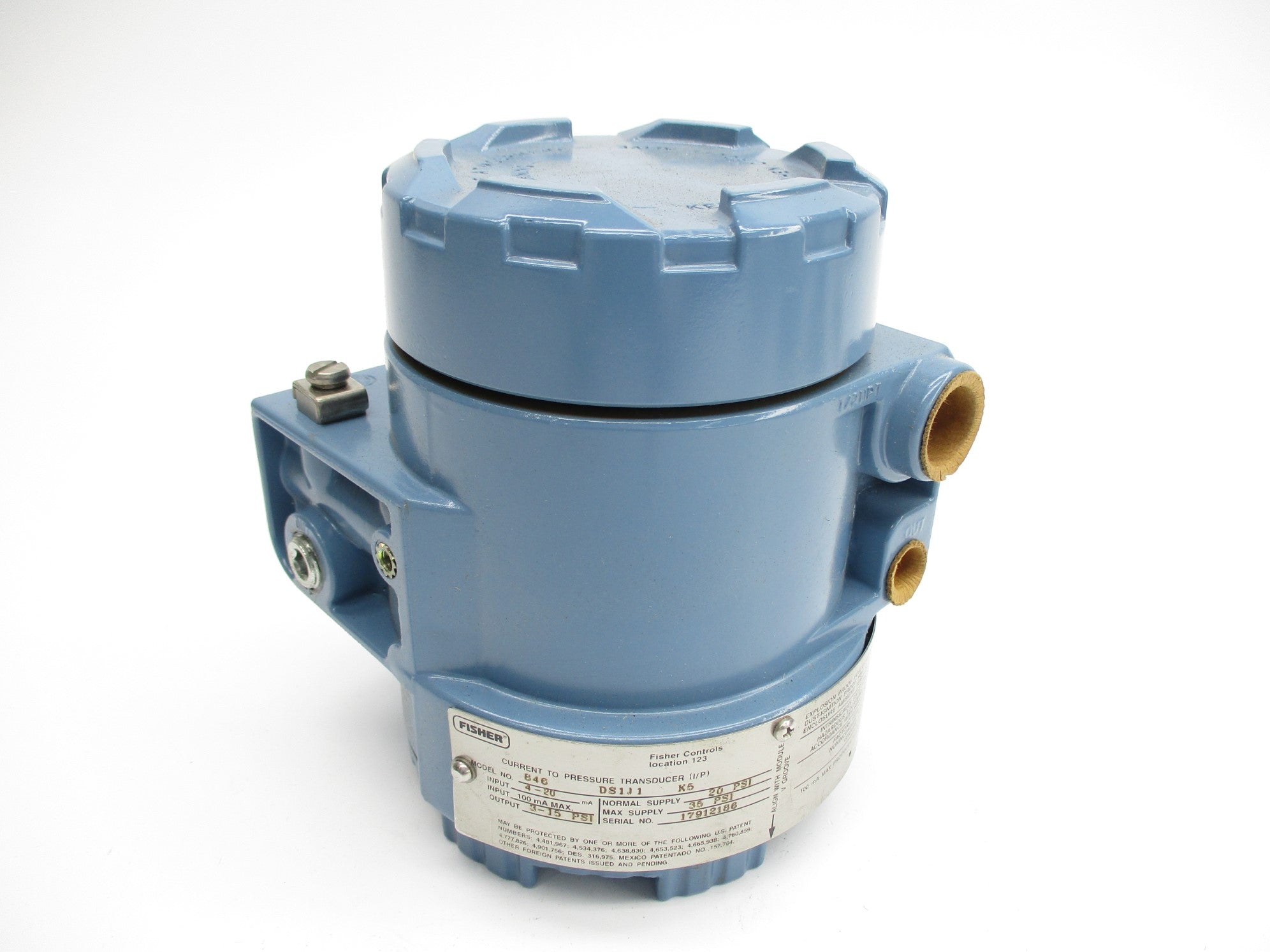 FISHER 846-DS1J1-K5 35PSI NSNP