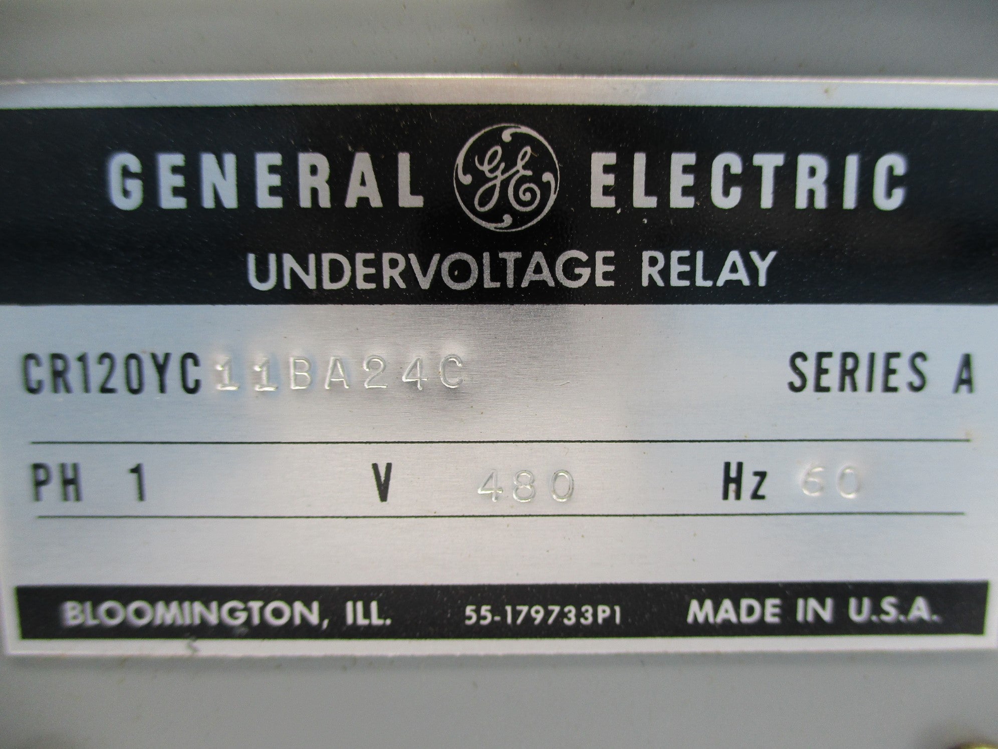 GENERAL ELECTRIC CR120YC11BA24C SER. A 480V NSNP