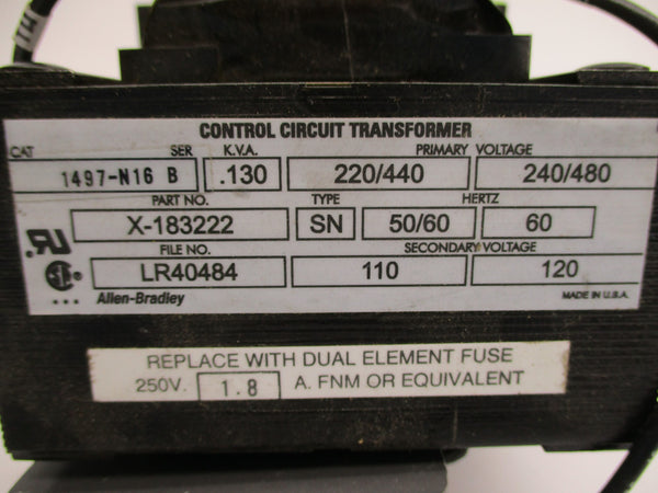 ALLEN BRADLEY 1497-N16 SER. B NSNP