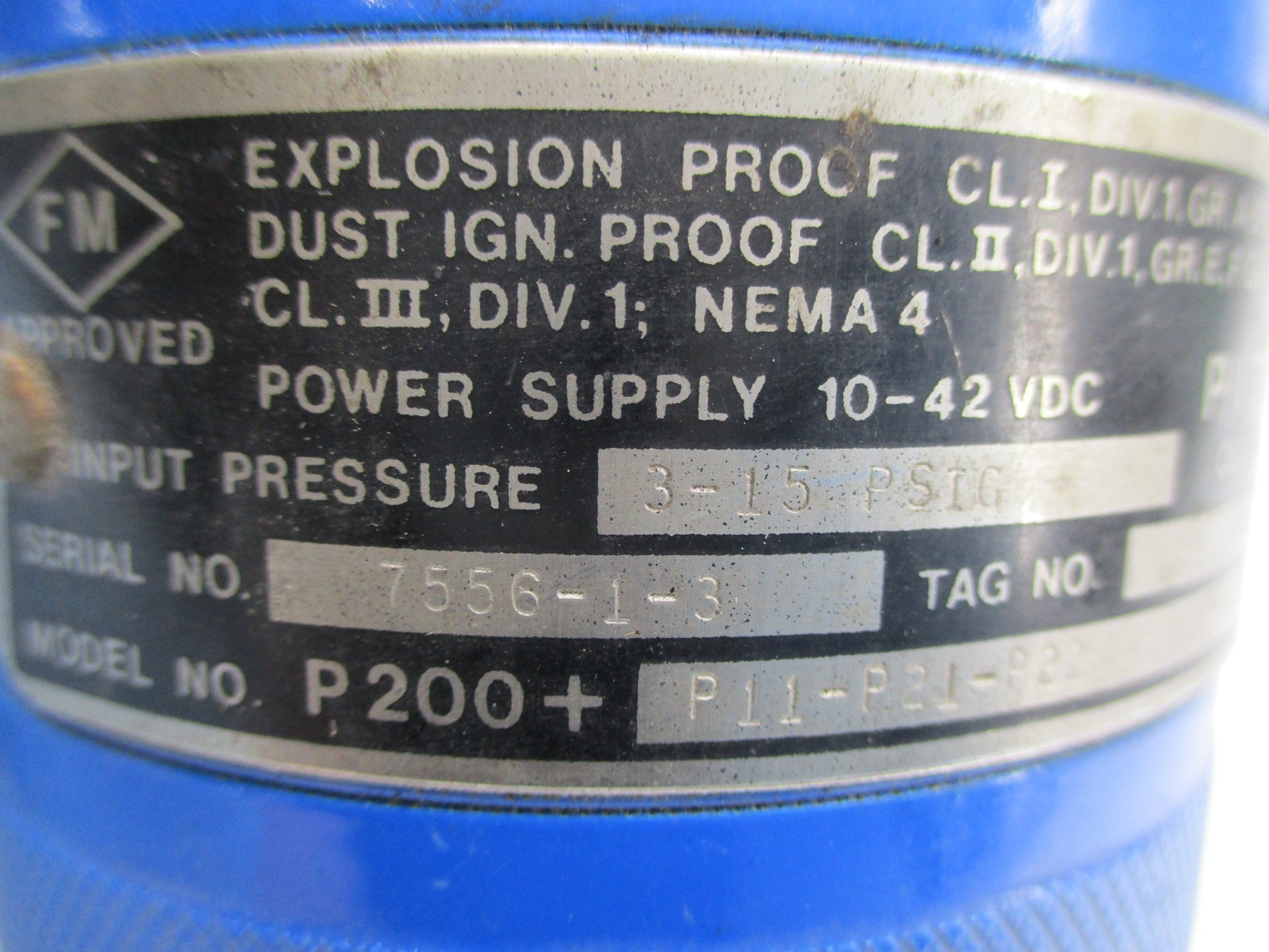 DAHL P200+P11-R21-P22 3-15PSIG NSNP