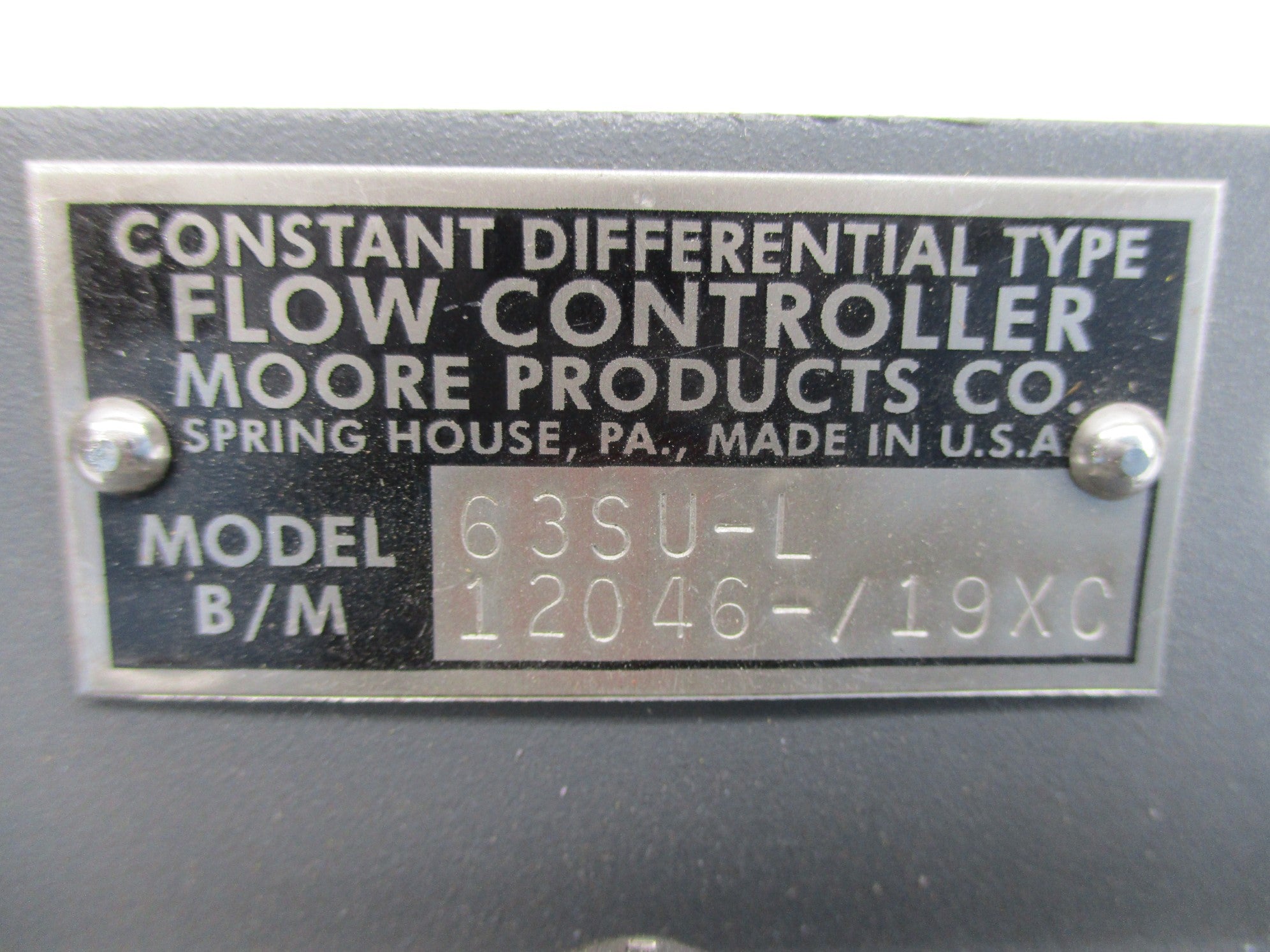 MOORE PRODUCTS 63SU-L NSNP