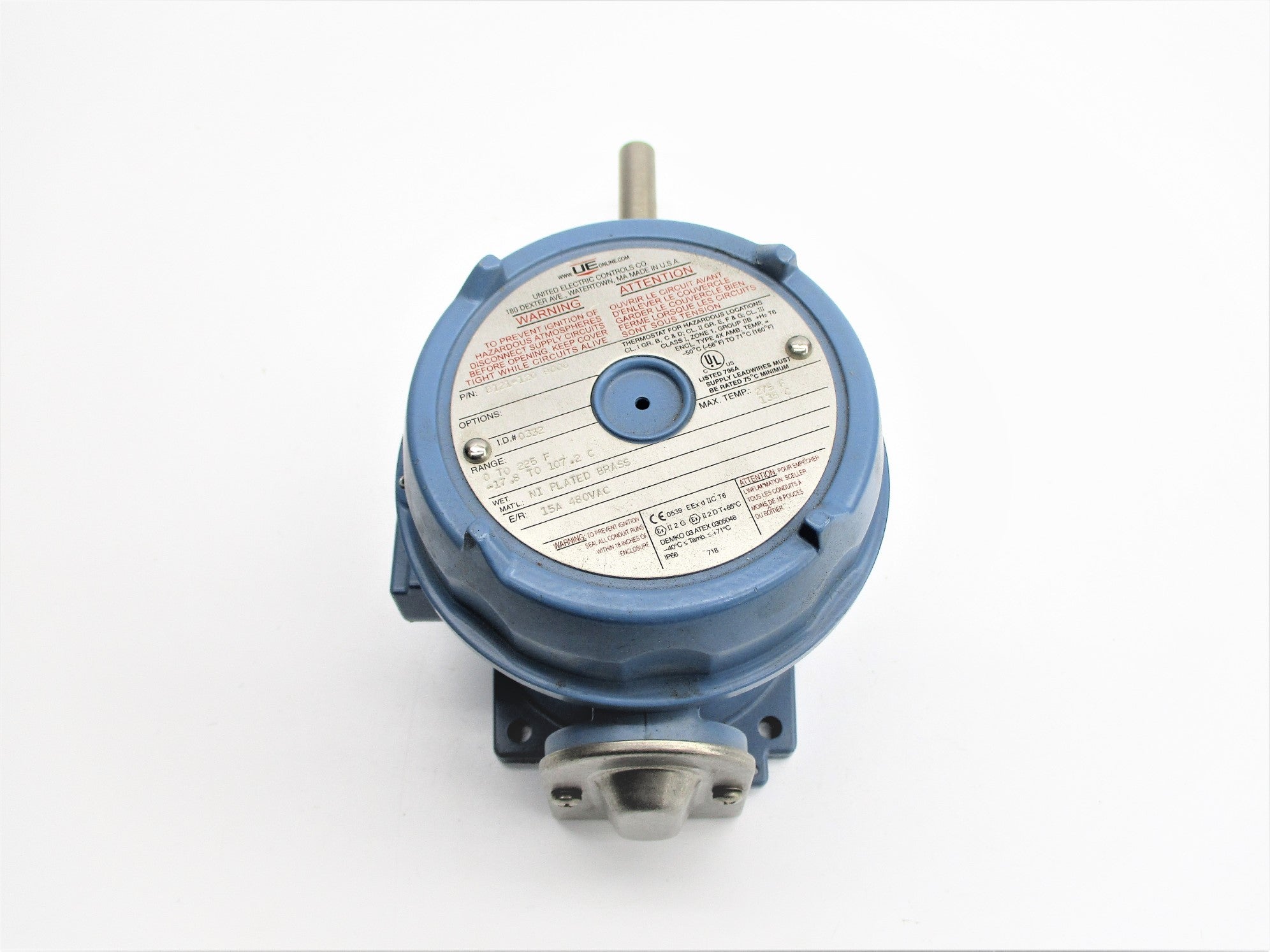 UNITED ELECTRIC CONTROLS B121-120 NSNP