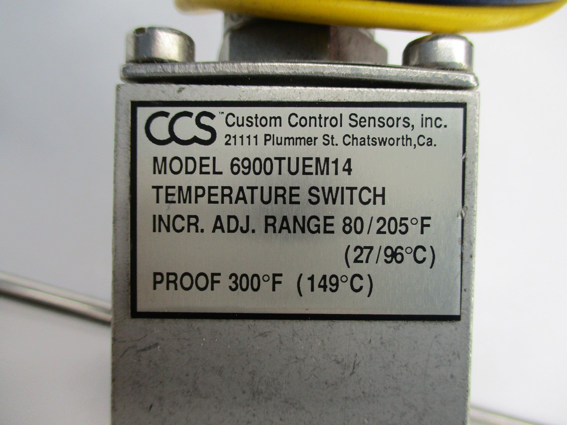 CUSTOM CONTROL SENSORS 6900TUEM14 NSNP