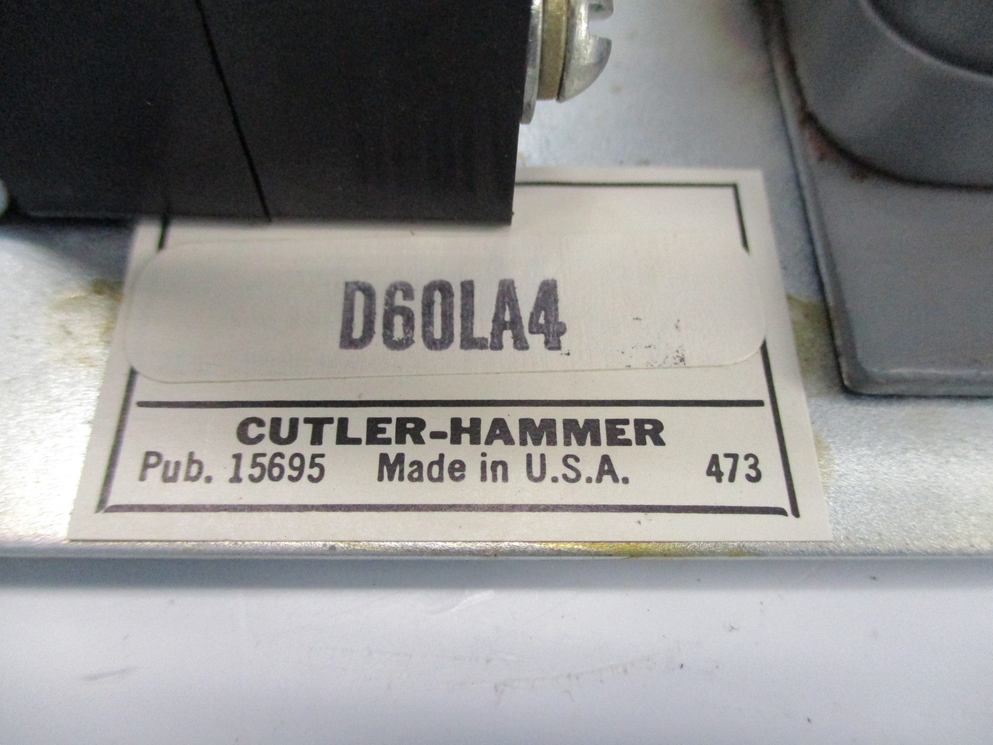 CUTLER HAMMER D60LA4 600V 6-54A NSNP