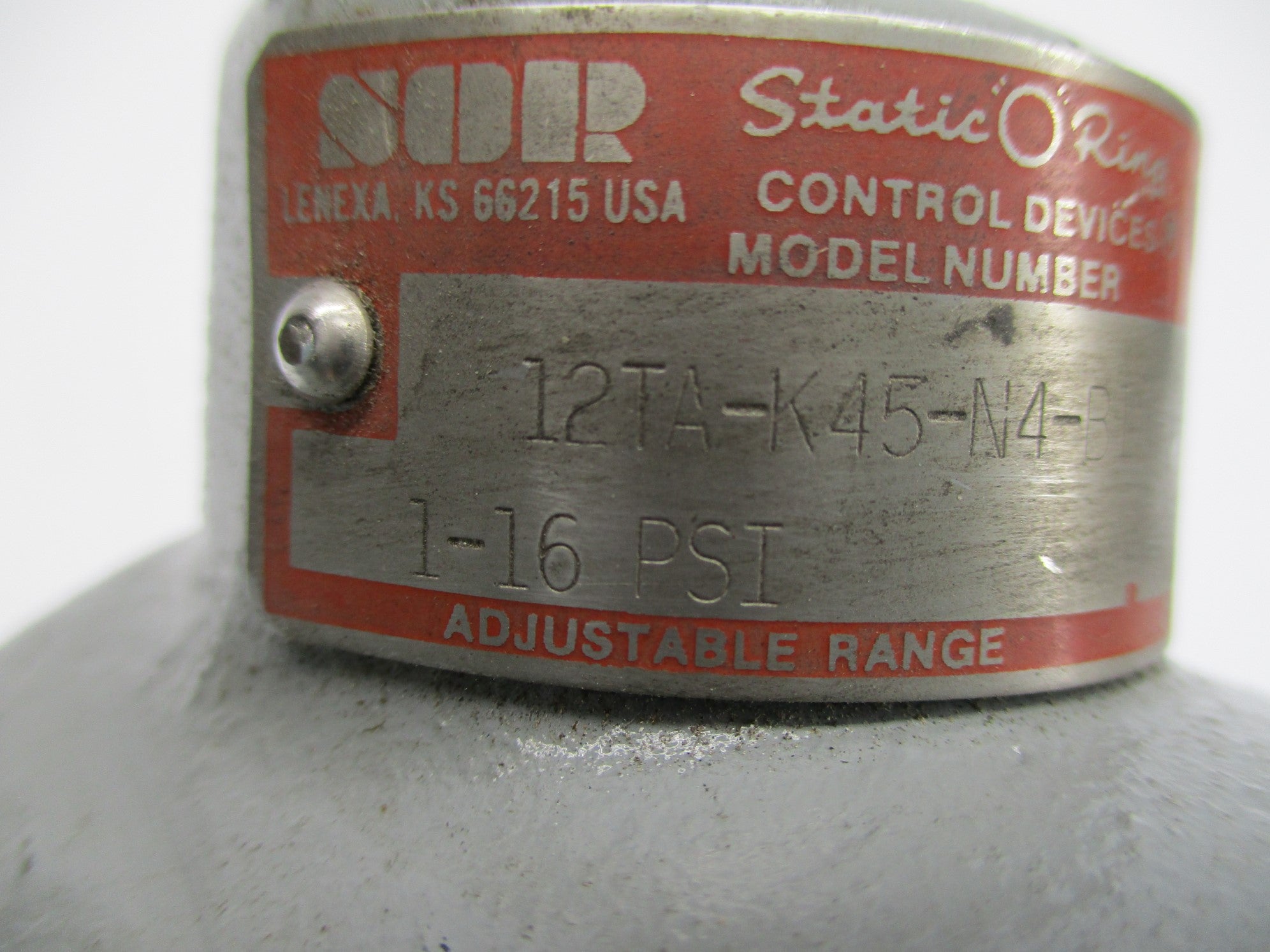 SOR 12TA-K45-N4-B1A 1-16PSI UNMP