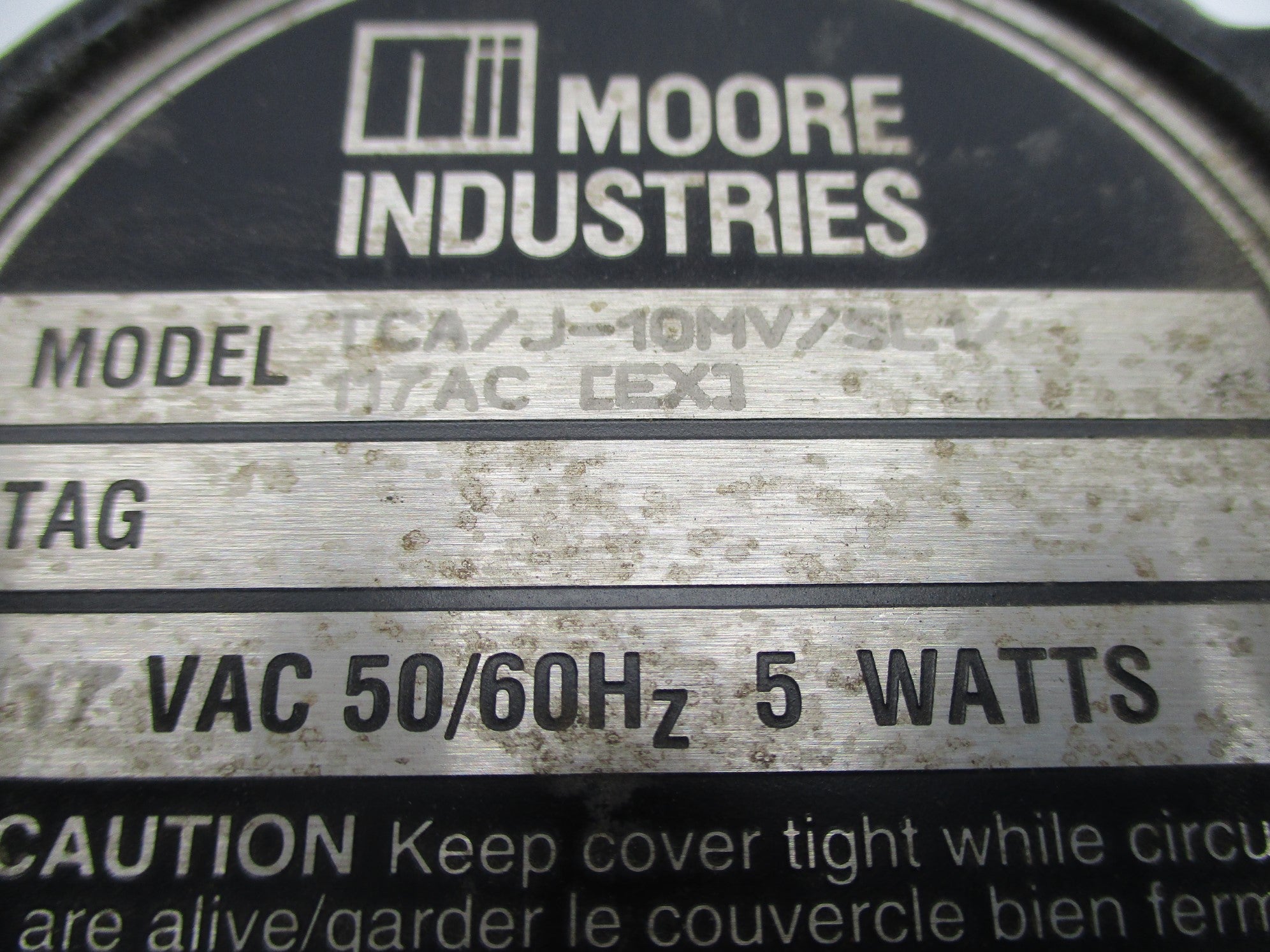 MOORE INDUSTRIES TCA/J-10MV/SL1/117AC[EX] UNMP
