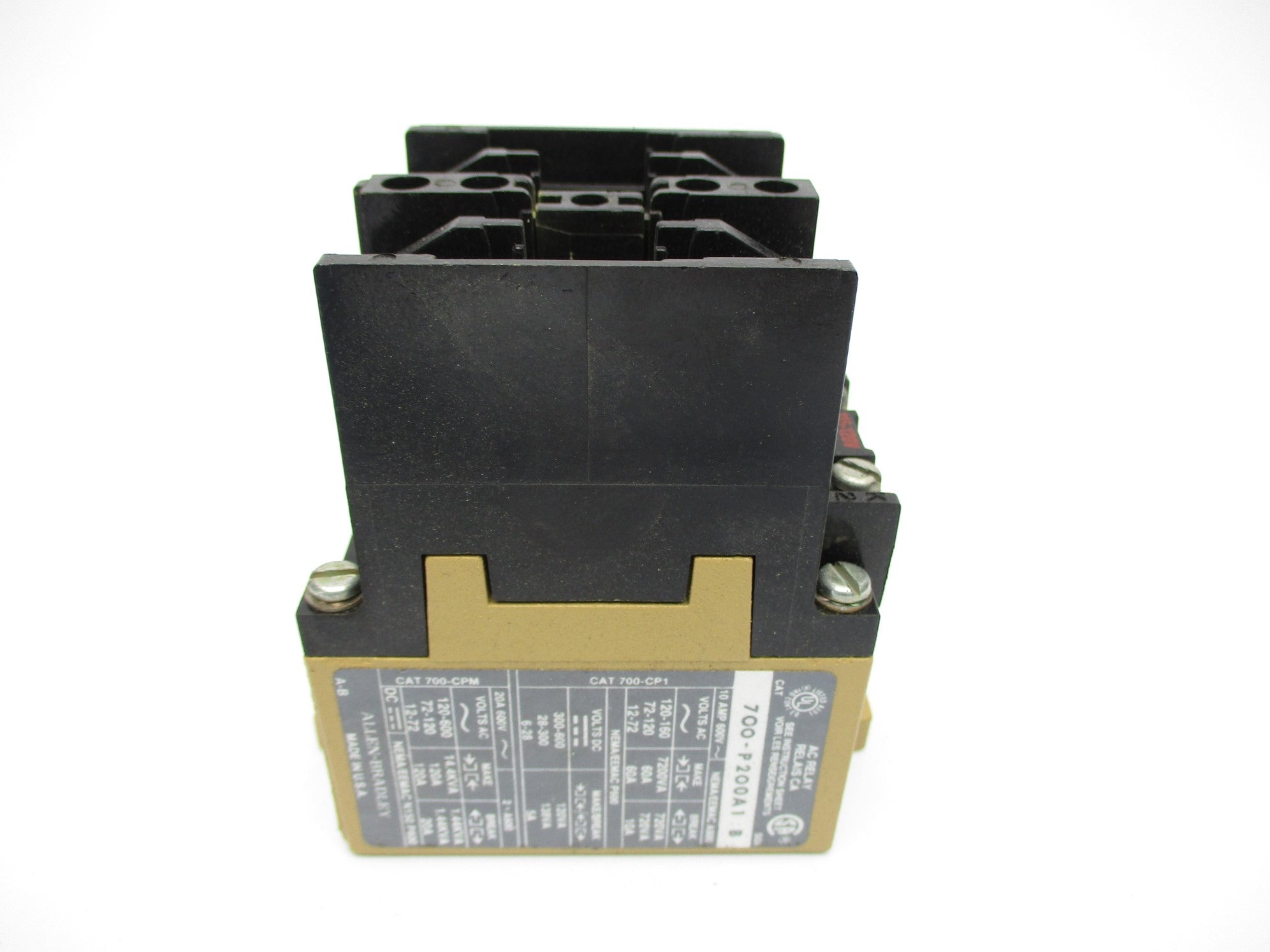 INDUSTRIAL SPARE PART 700-P200A1 SER. B 110/115-120V 60A (AS PICTURED) UNMP