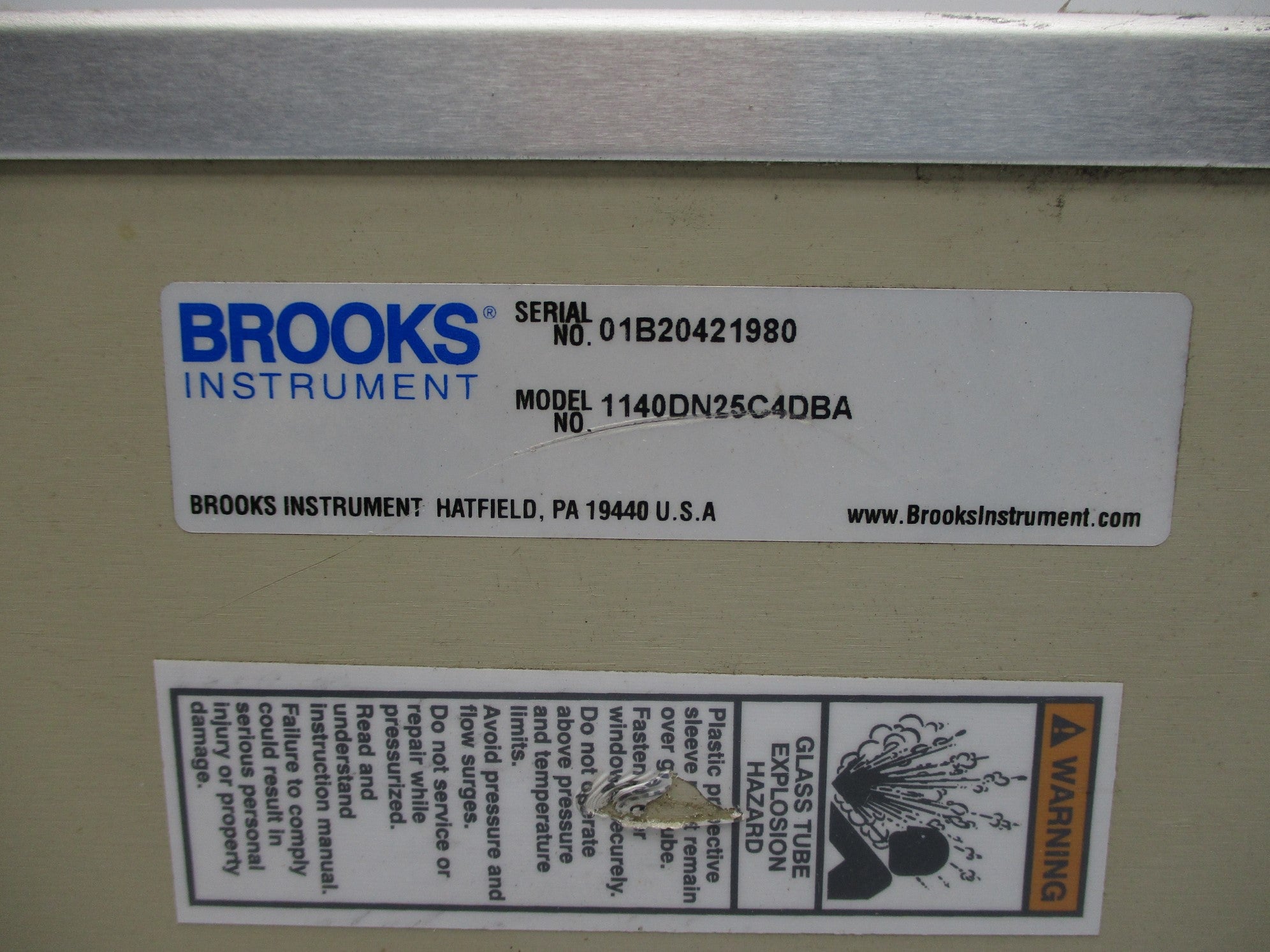 BROOKS INSTRUMENT 1140DN25C4DBA UNMP