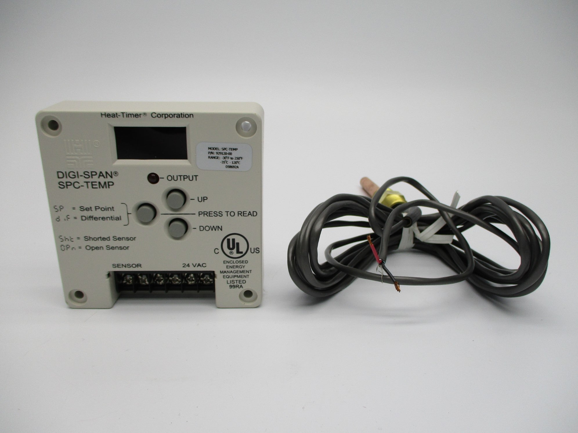 HEAT-TIMER SPC-TEMP 929120-00 NSMP