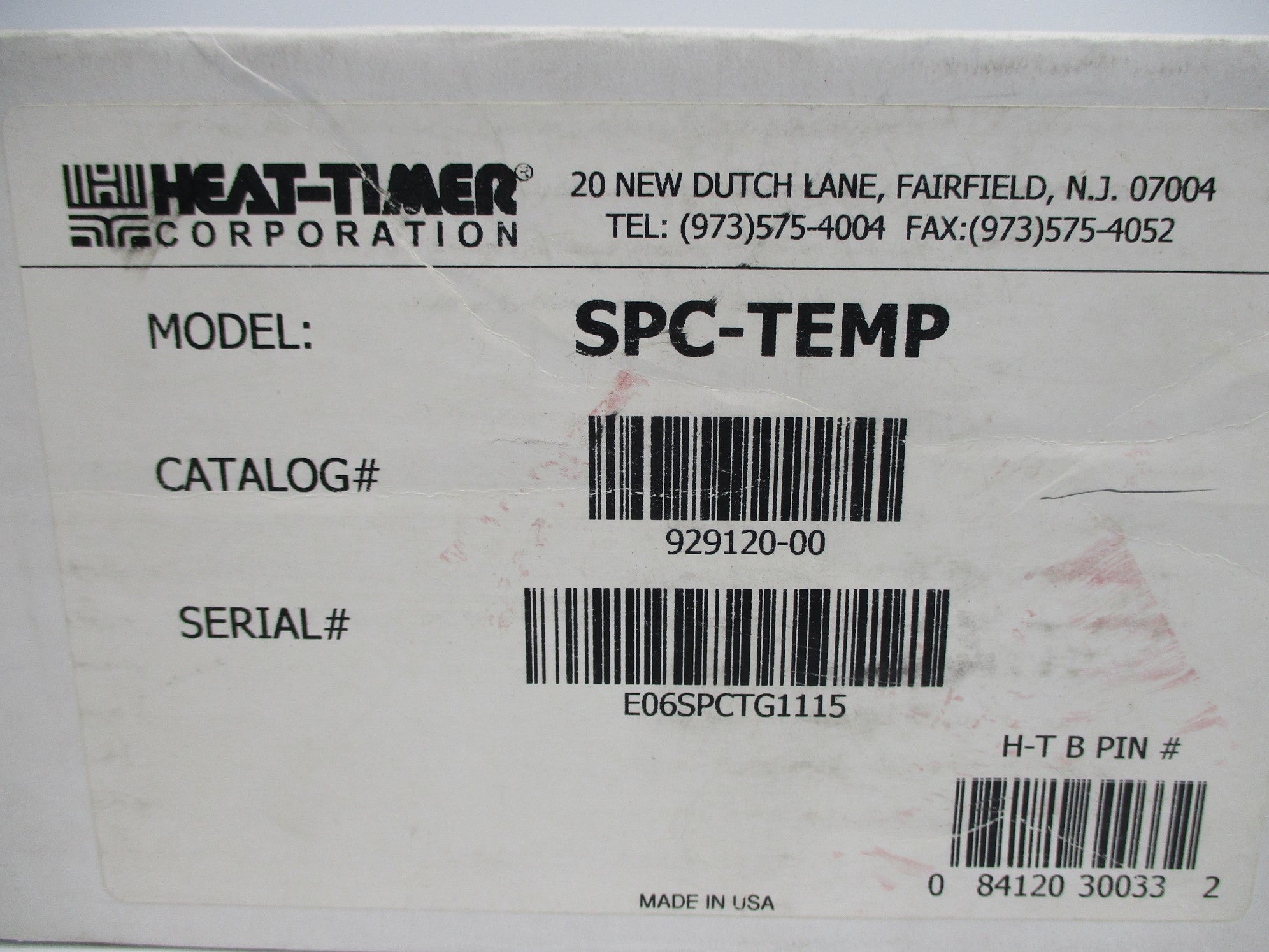 HEAT-TIMER SPC-TEMP 929120-00 NSMP