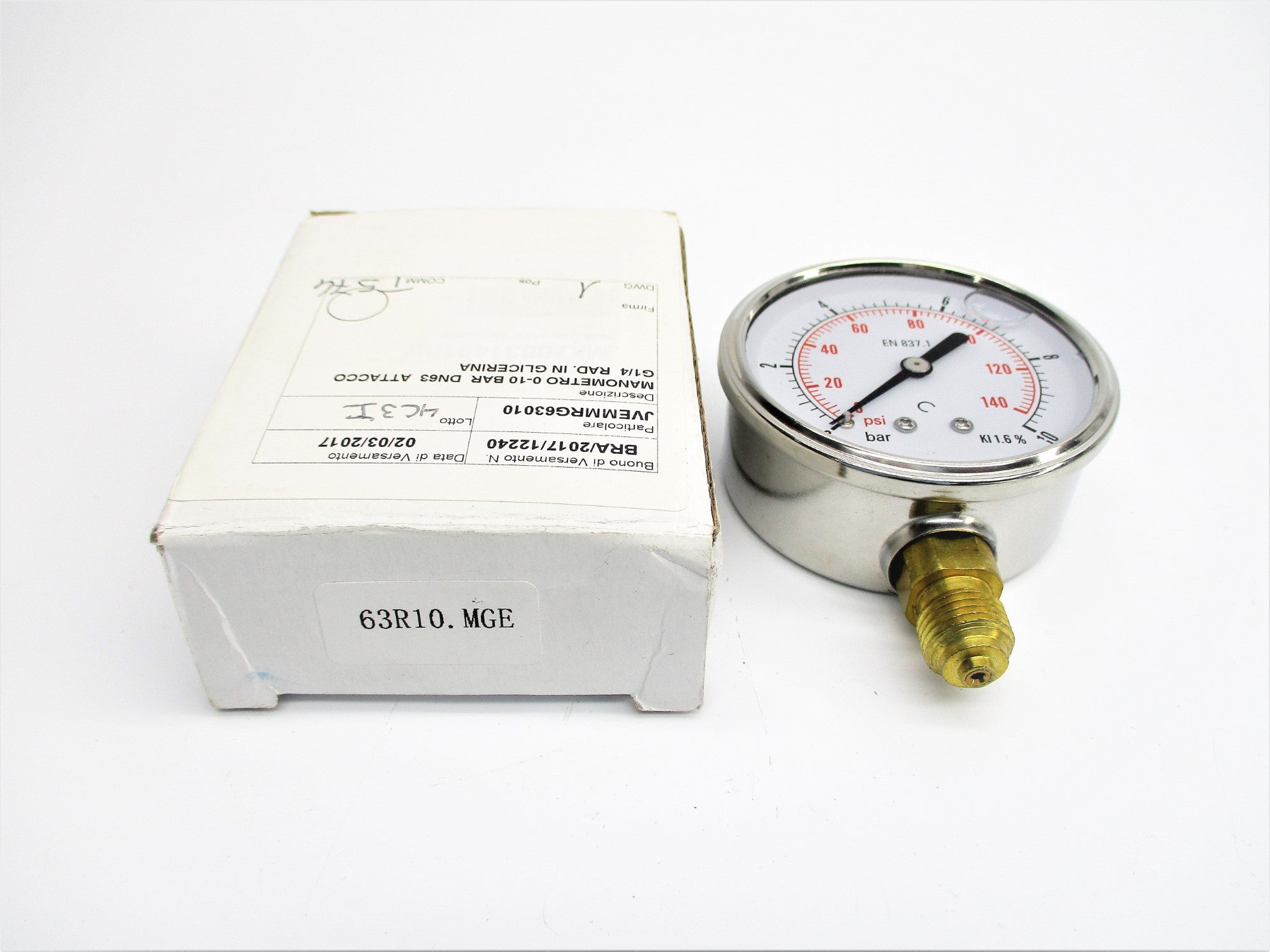 ICH 63R10.MGE 0-140PSI NSMP