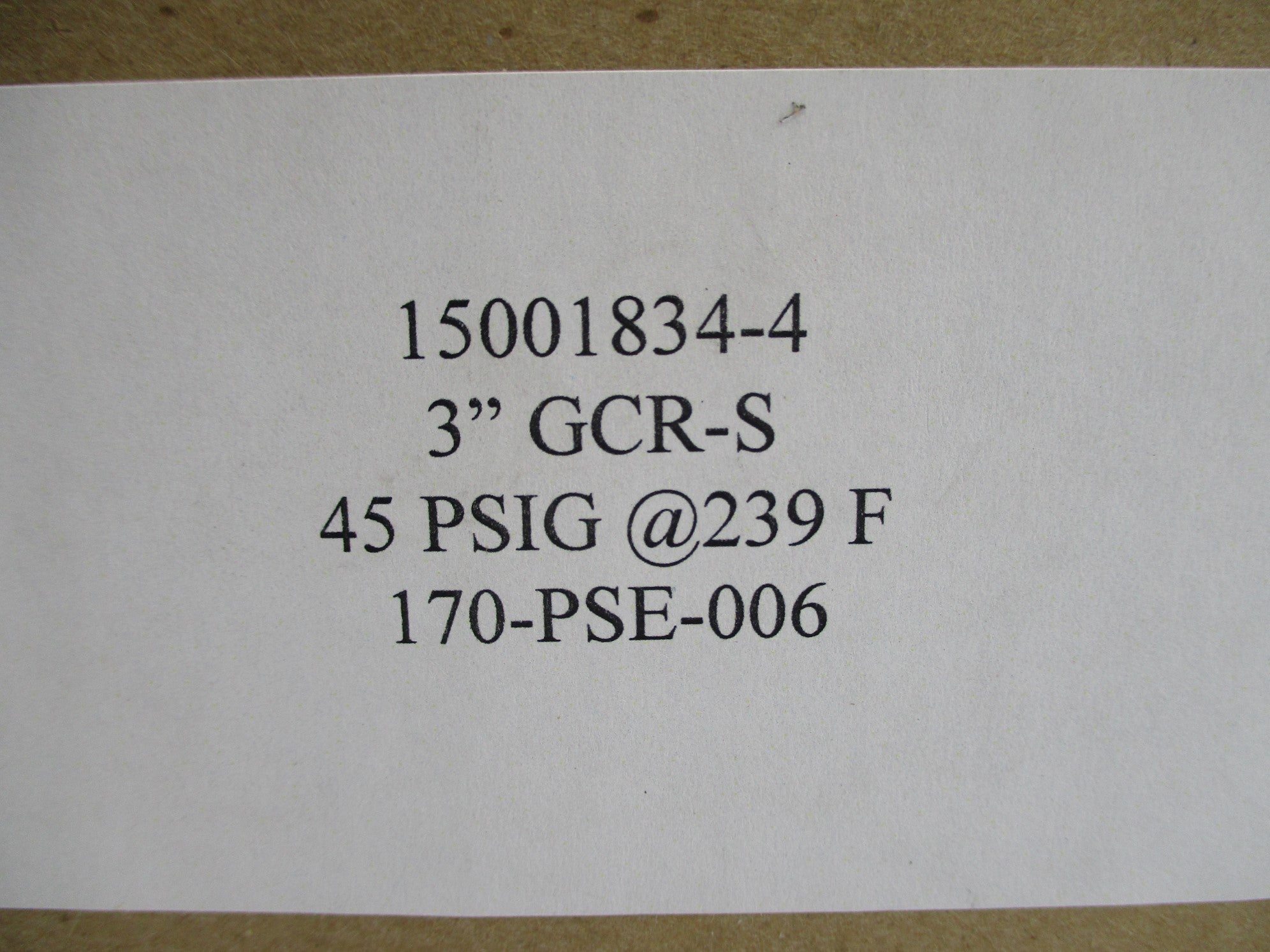BS&B GCR-S 3" NSMP