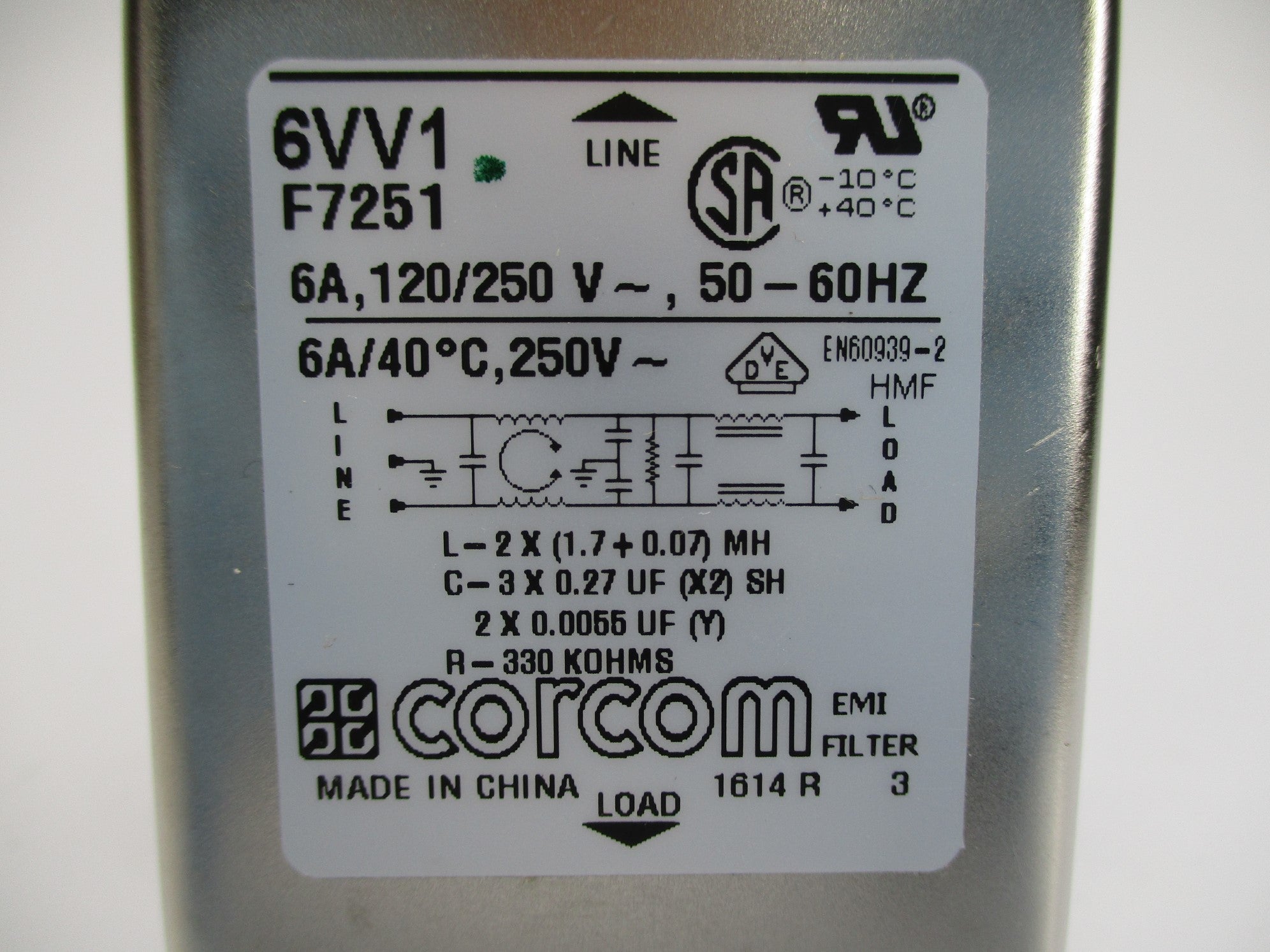 CORCOM 6VV1F7251 NSNP
