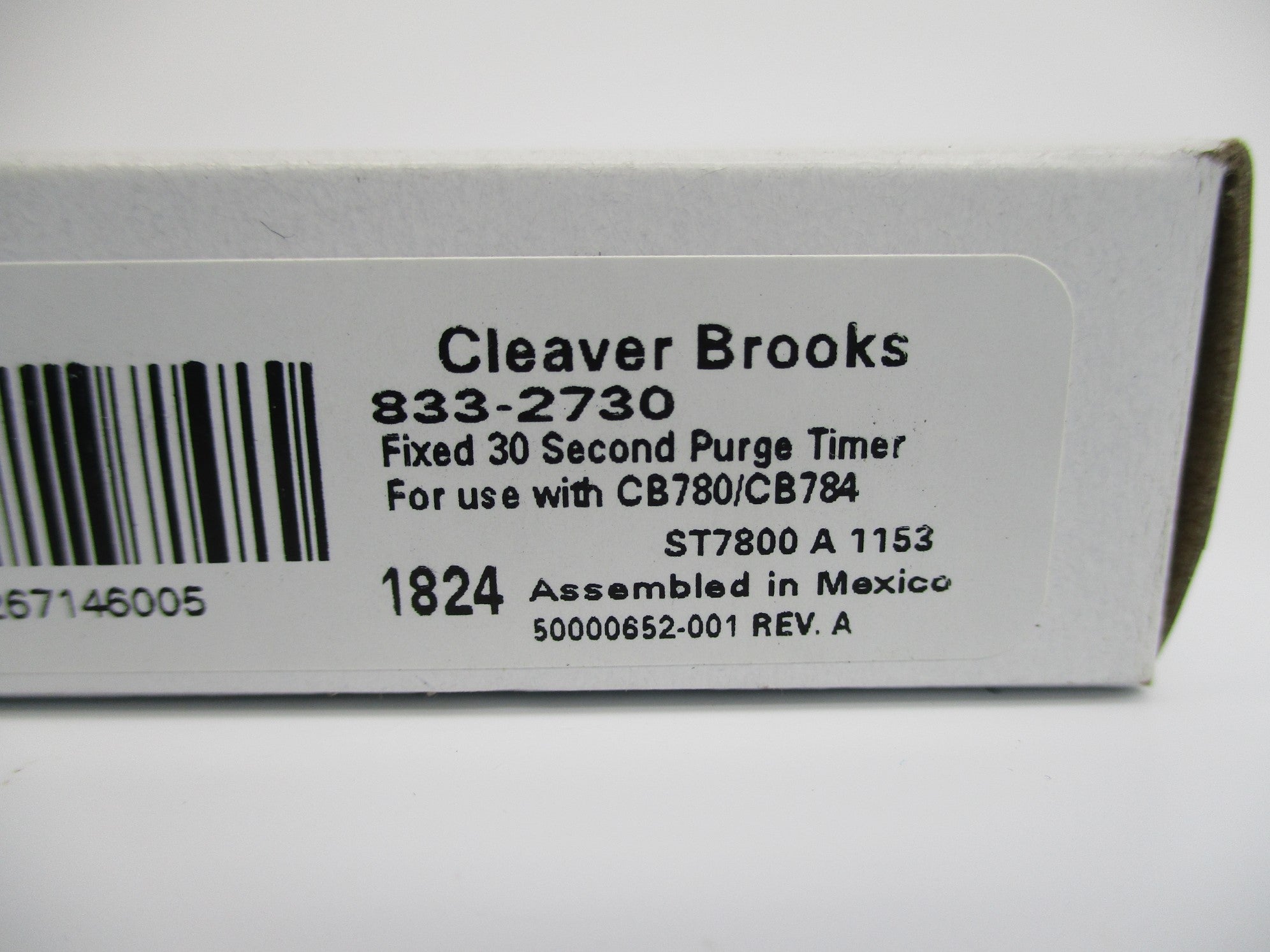 CLEAVER-BROOKS 833-2730 ST7800A1153 30S NSMP