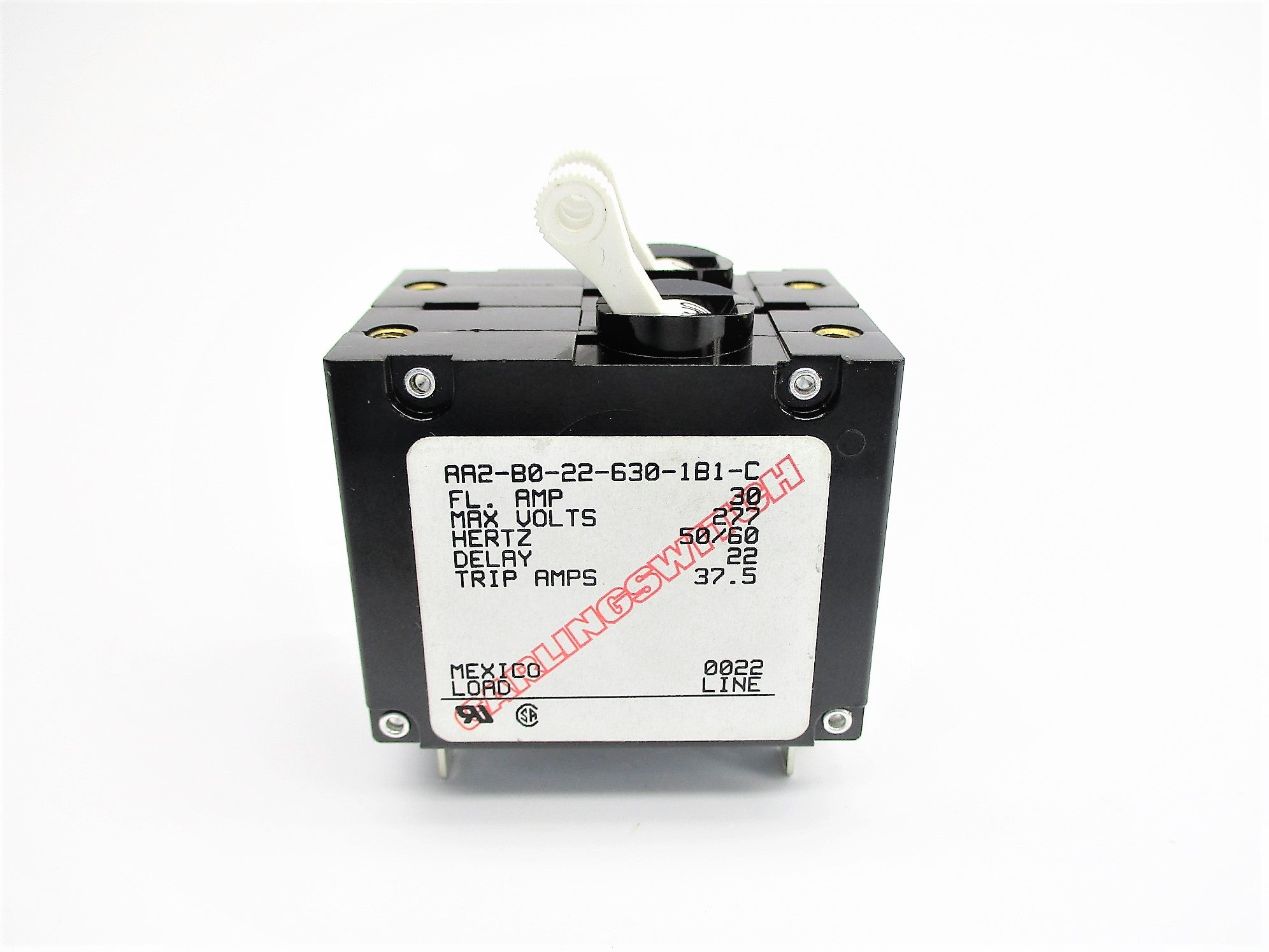 CARLING SWITCH AA2-B0-22-630-1B1-C 277V 30A NSNP