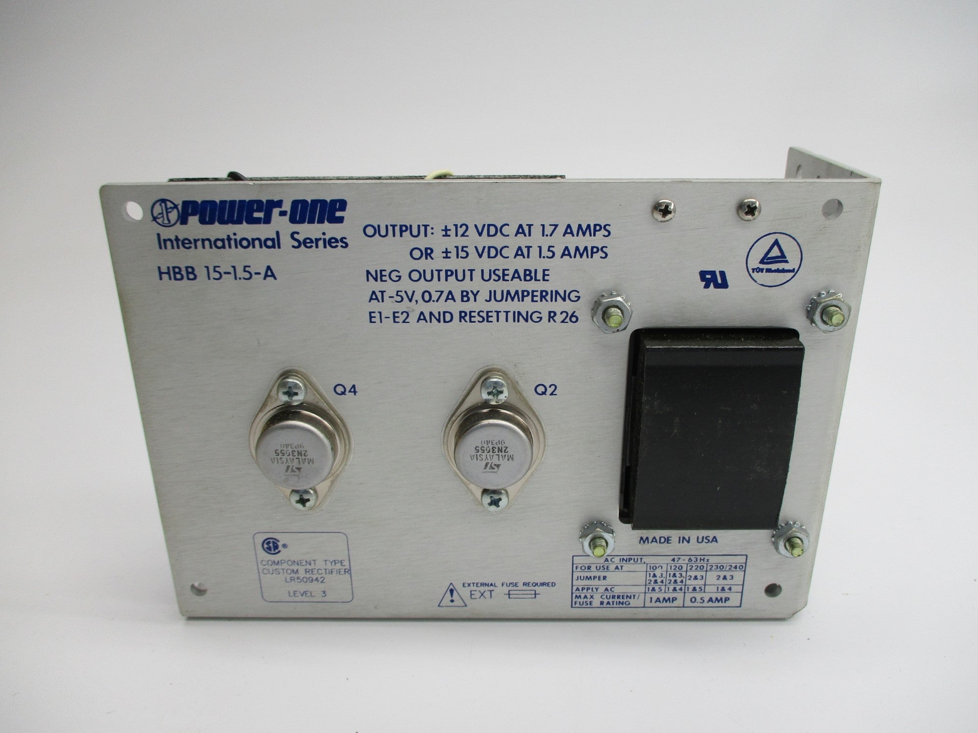 POWER-ONE HBB15-1.5-A NSMP