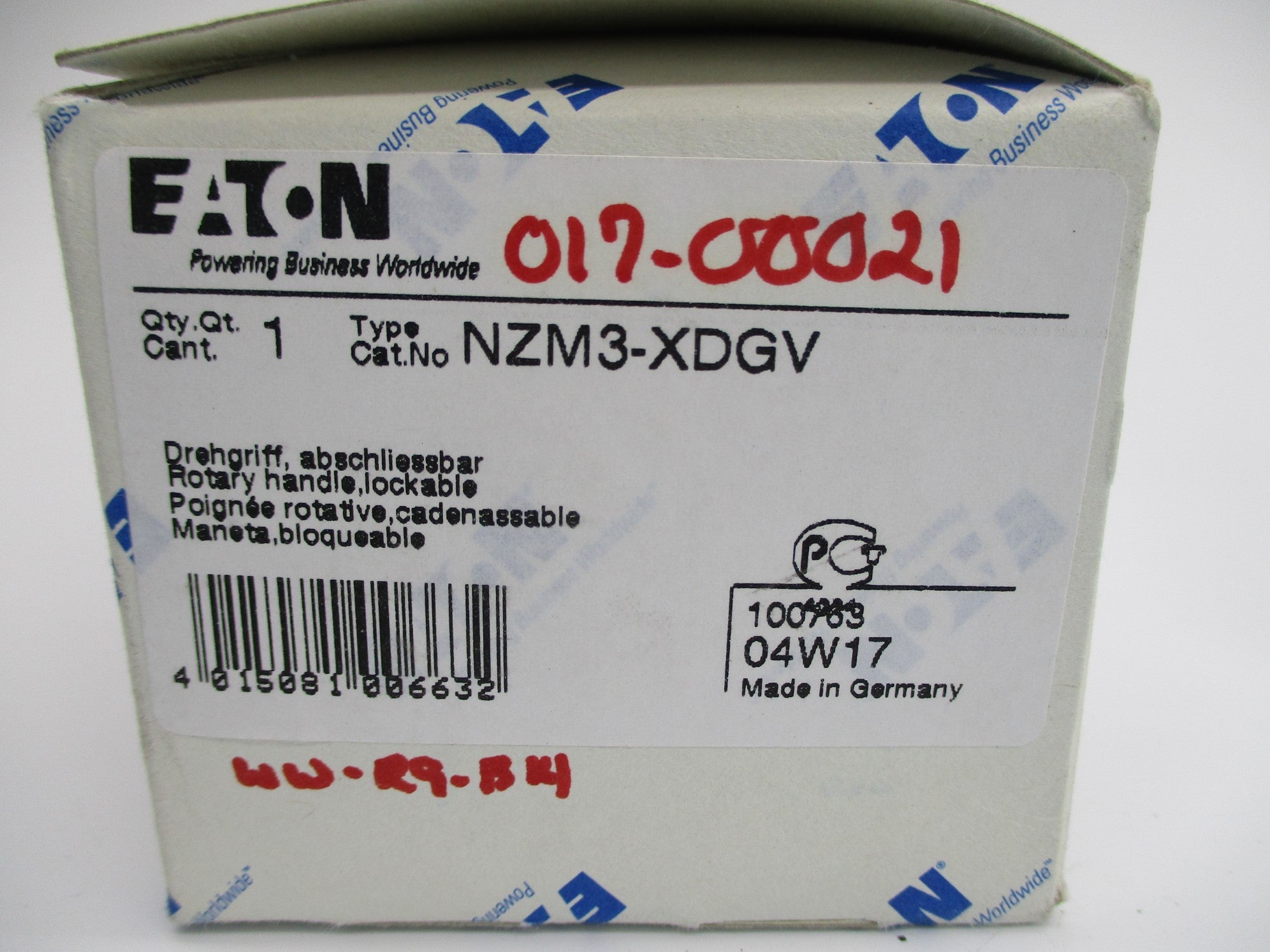 EATON NZM3-XDGV NSMP