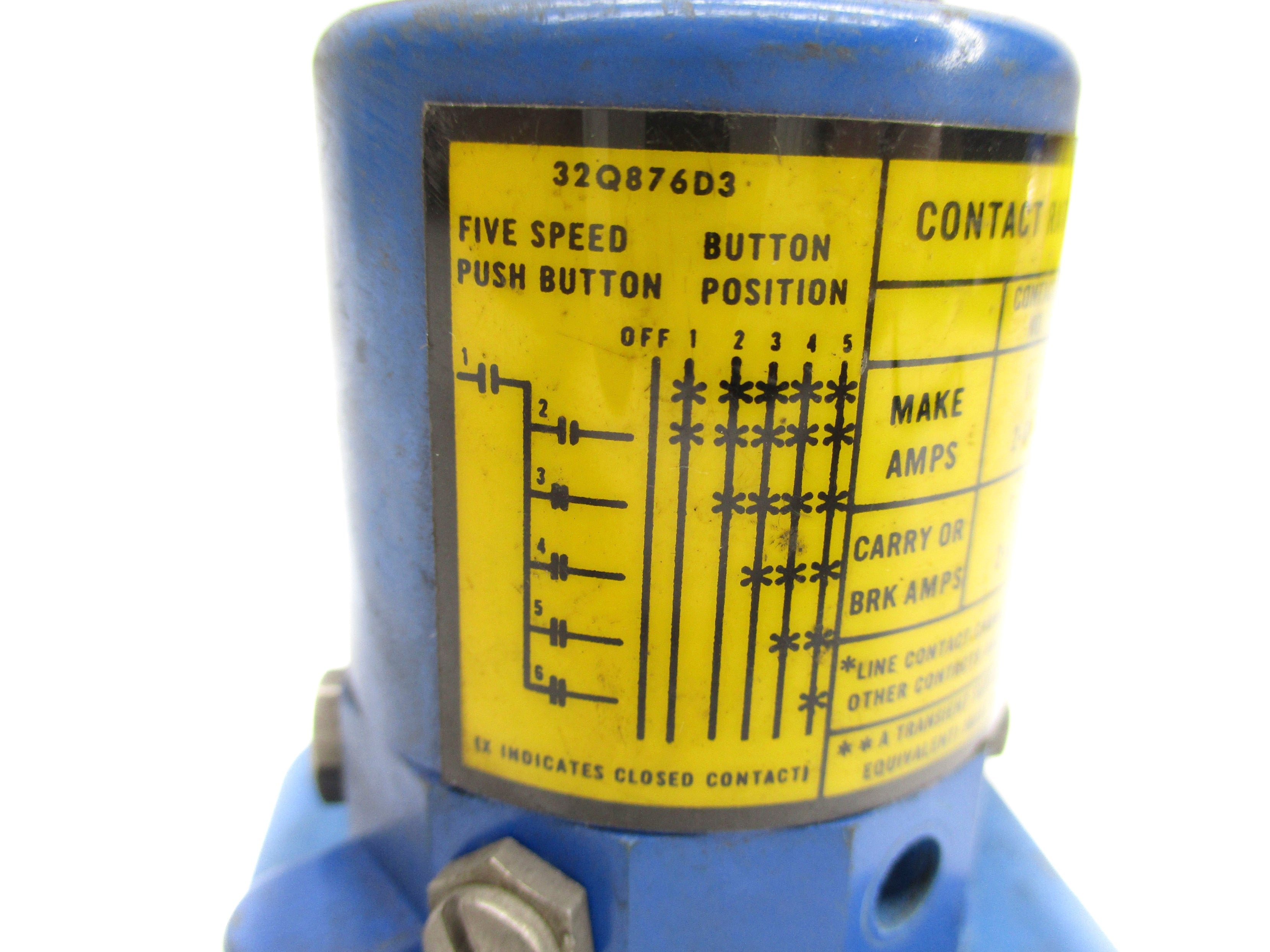 P&H 32Q876D3 125VAC 2-6A UNMP
