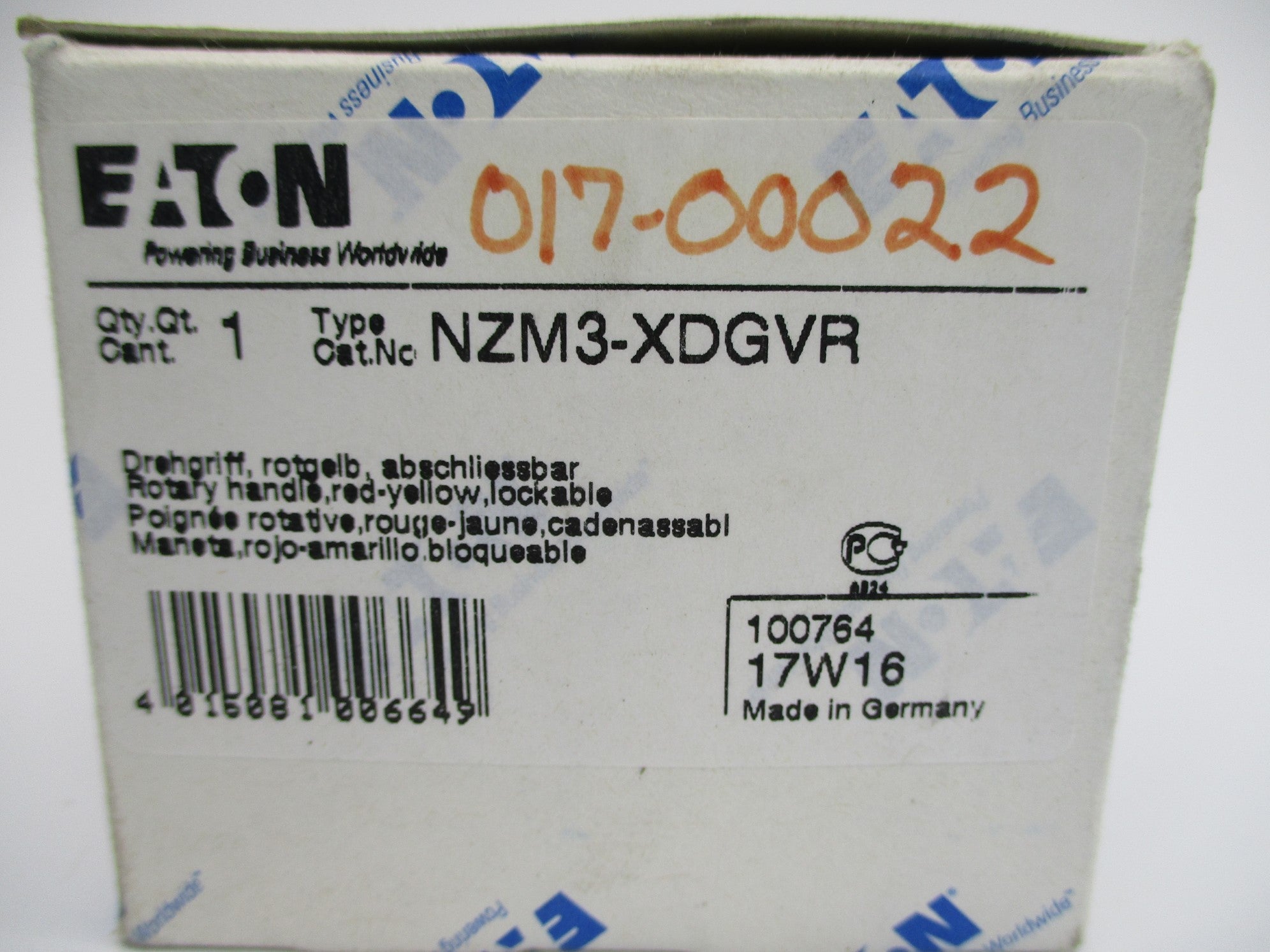 EATON NZM3-XDGVR NSMP