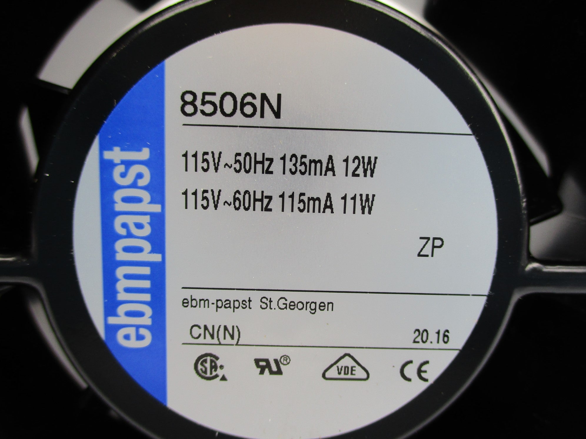 EBMPAPST 8506N NSNP