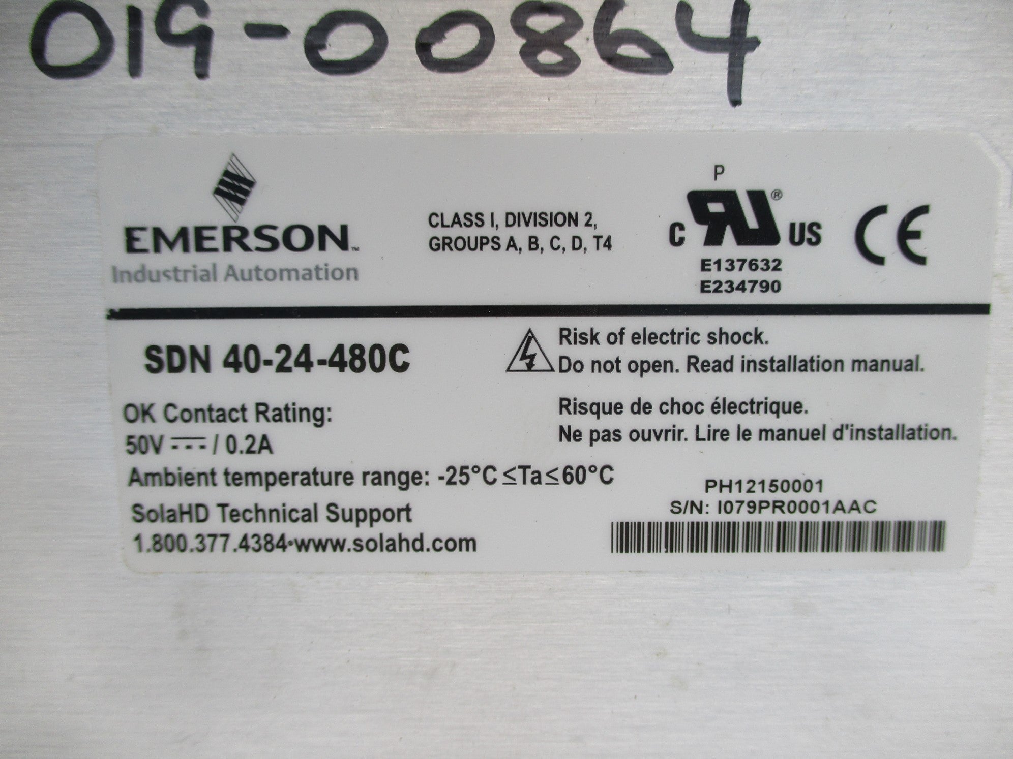 SOLA SDN40-24-480C NSNP