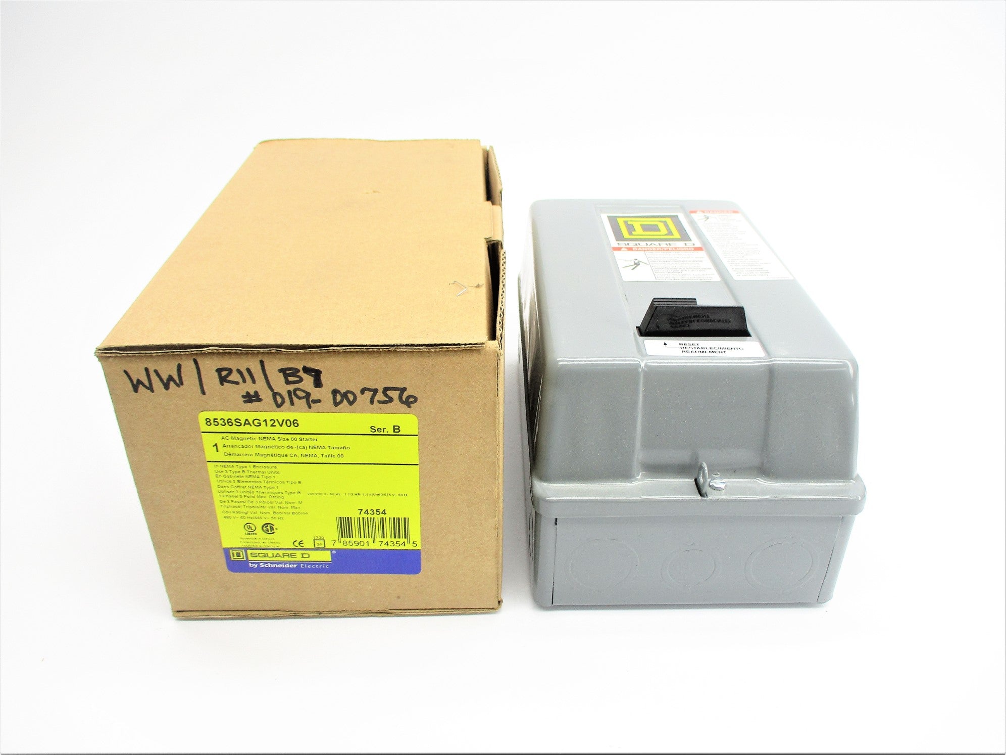 SQUARE D 8536SAG12V06 SER. B NSMP