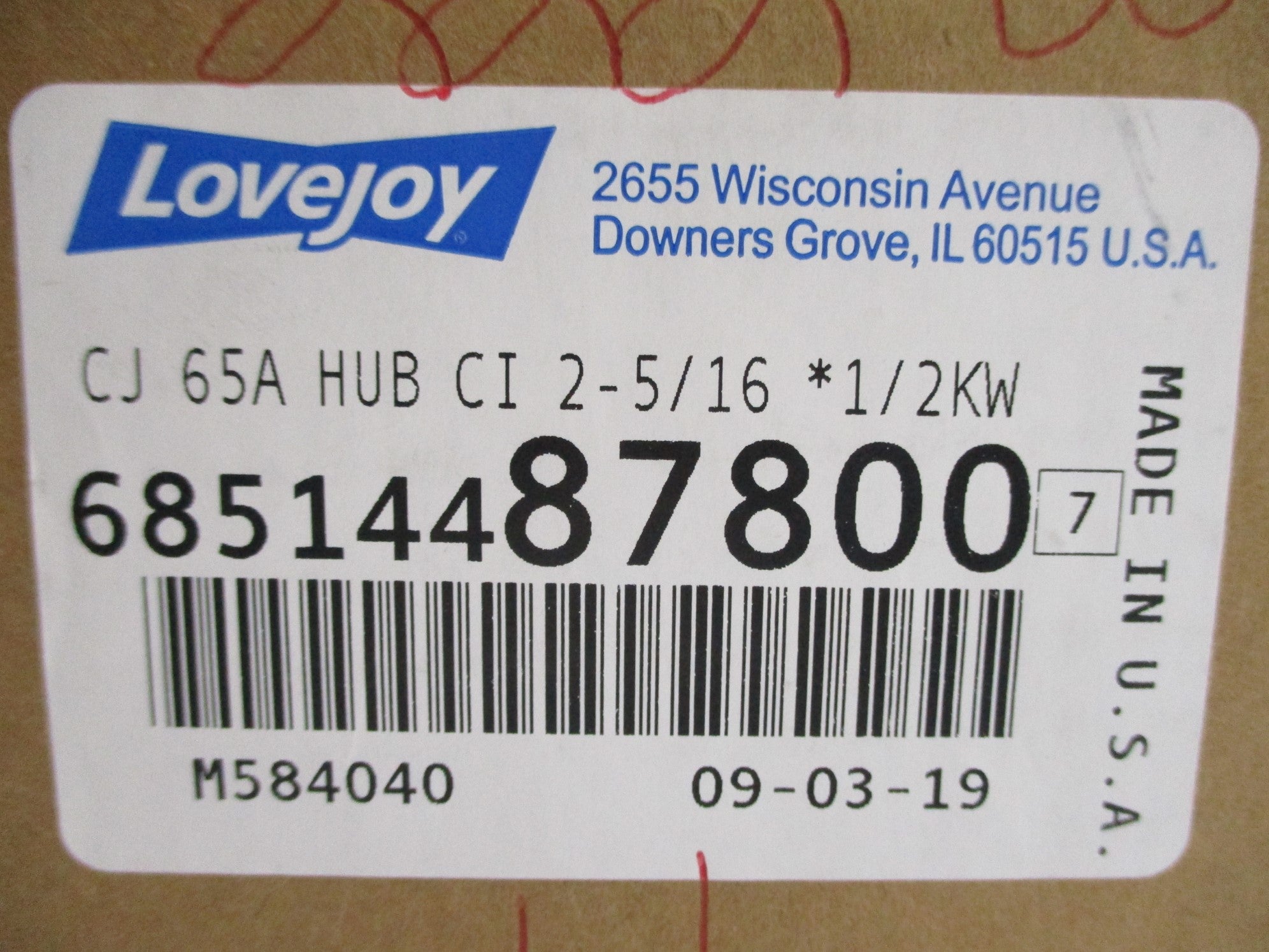 LOVEJOY 68514487800 NSMP