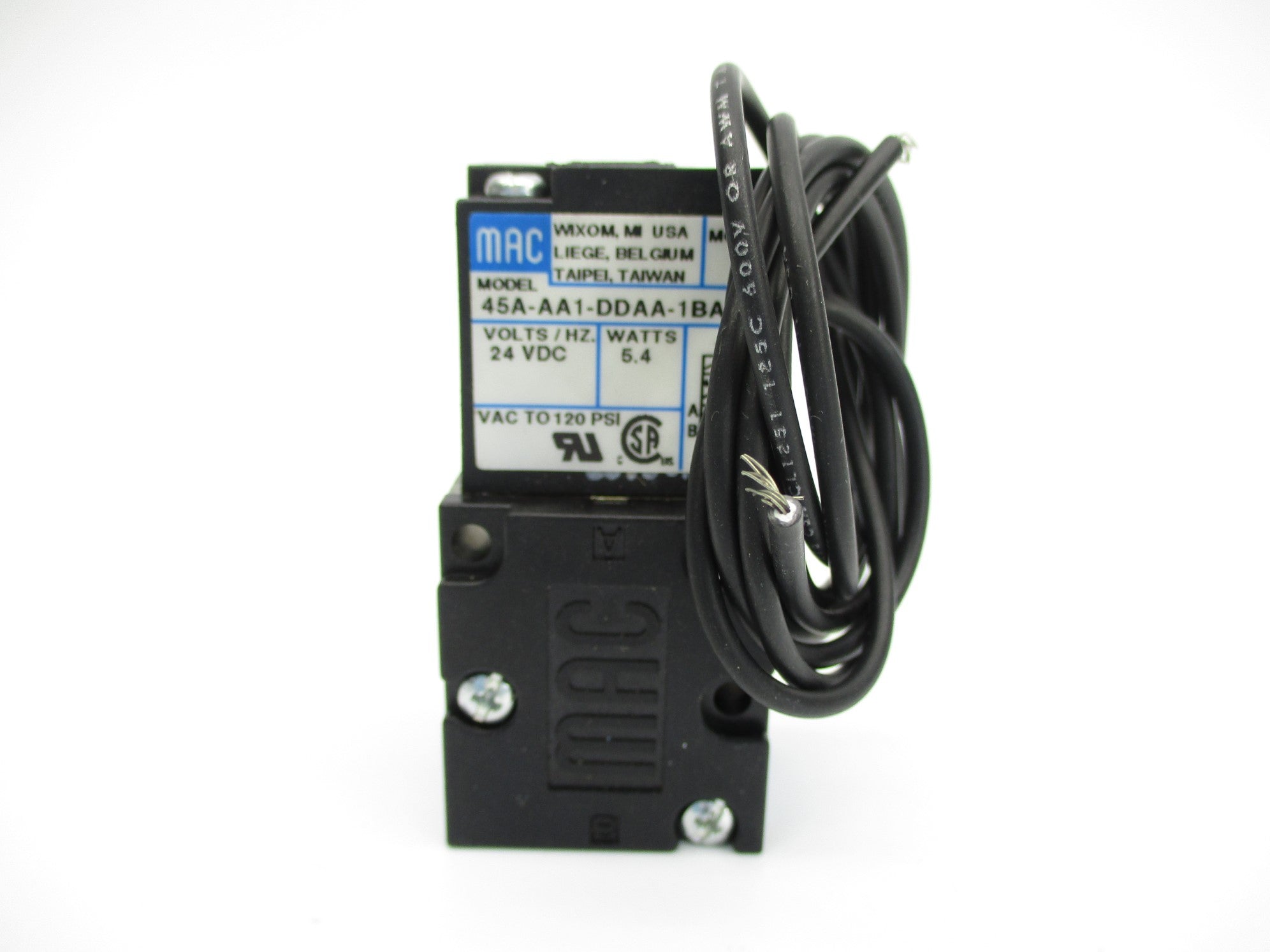 MAC 45A-AA1-DDAA-1BA 24VDC 120PSI NSNP