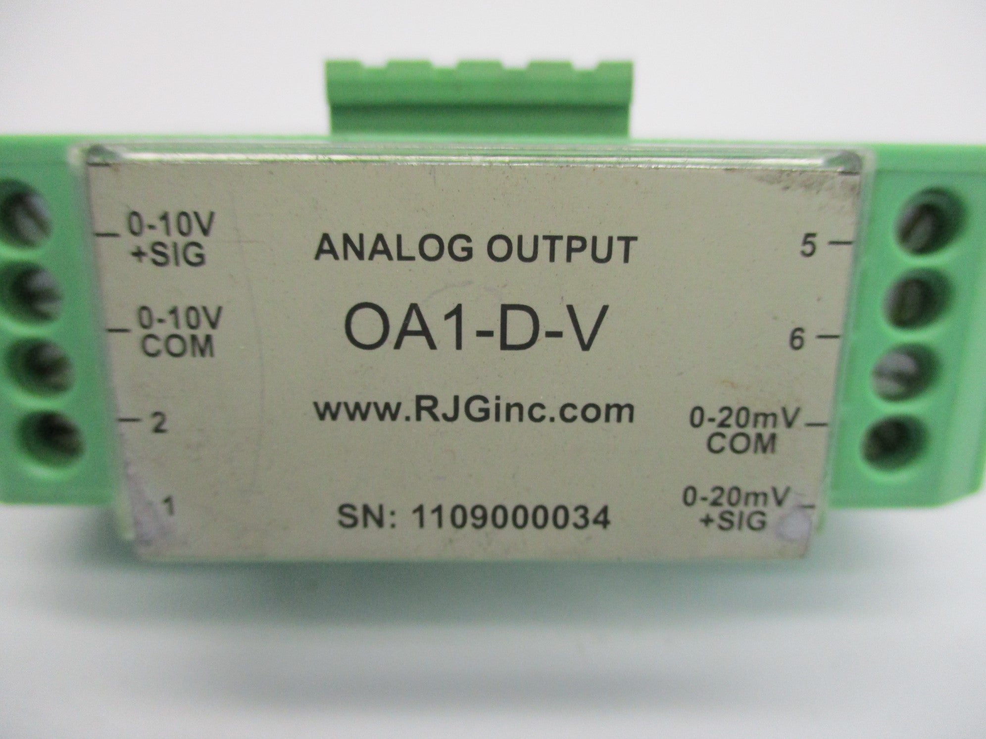 RJG OA1-D-V UNMP